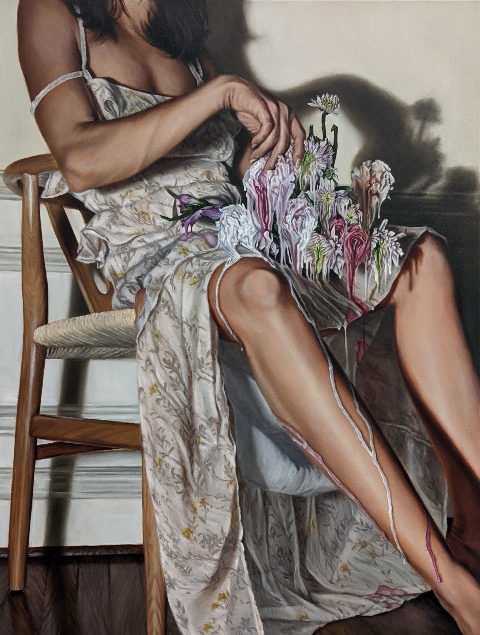 Flowering (SOLD) by Niki Zarrabi, Femme Petale: Figures