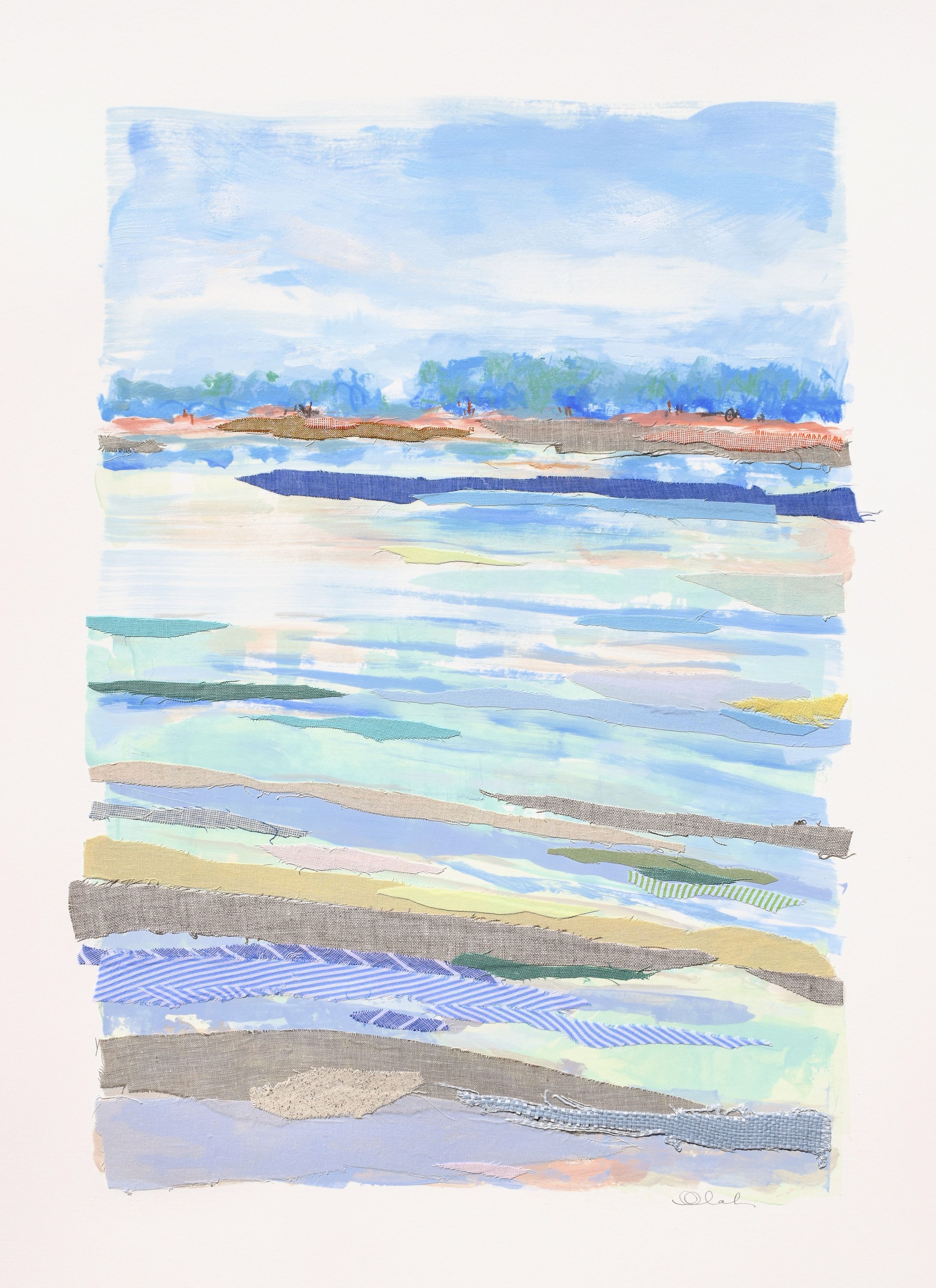 Beach Stripes 1 by Karin Olah