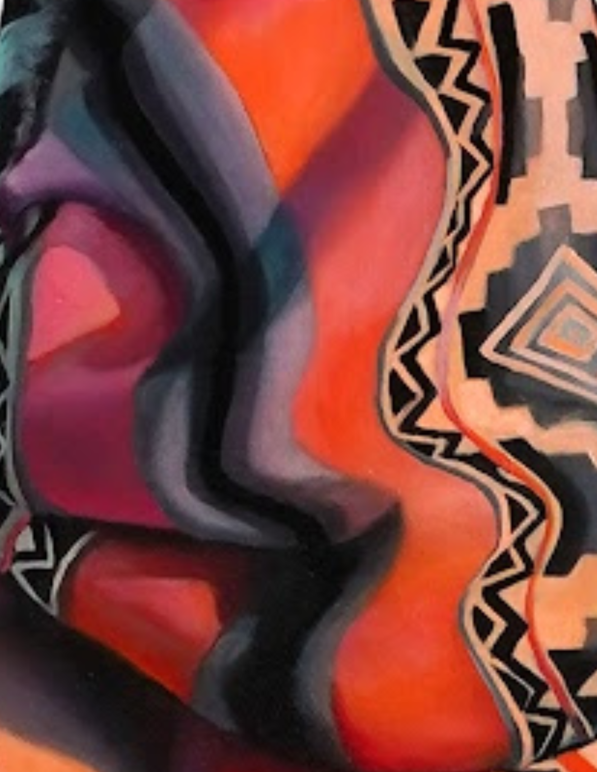 ウッドデニム ヘリンボーン アート 壁画 Neon Range: Pop Visions of the New West | West Chelsea Contemporary