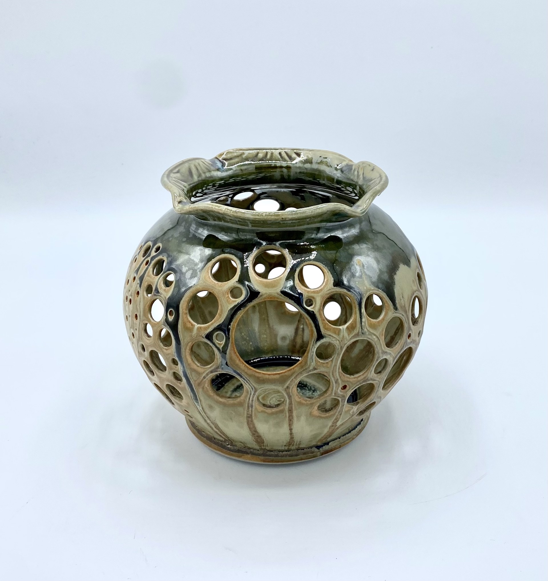 Candle Lantern by J. Wilson Pottery