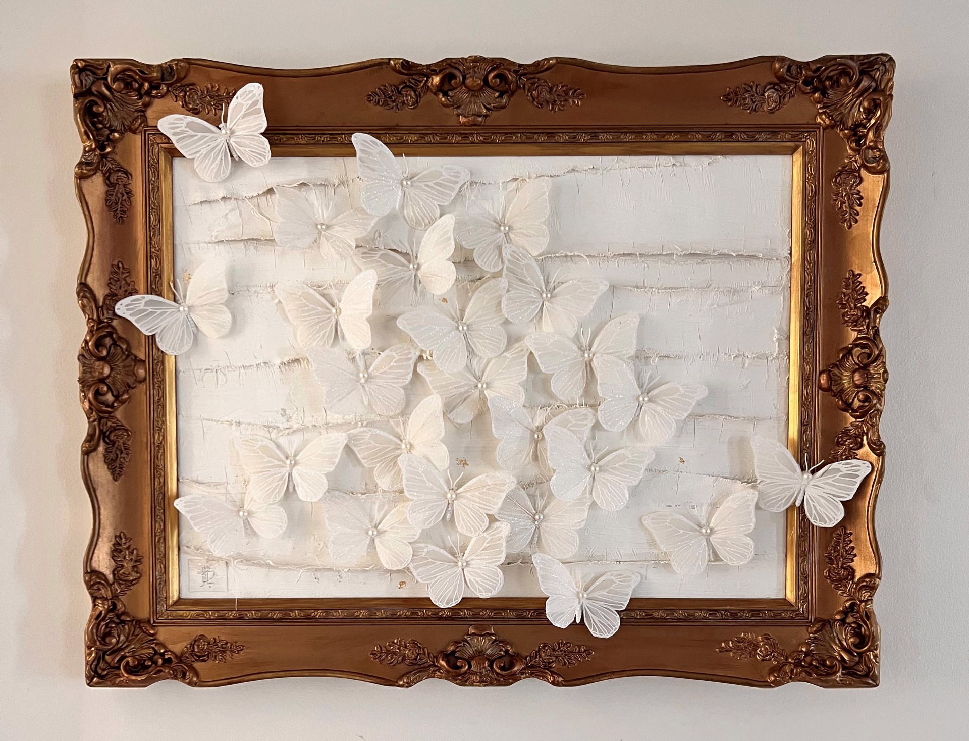 Composition with Butterflies No. 1 by Leslie Poteet Busker
