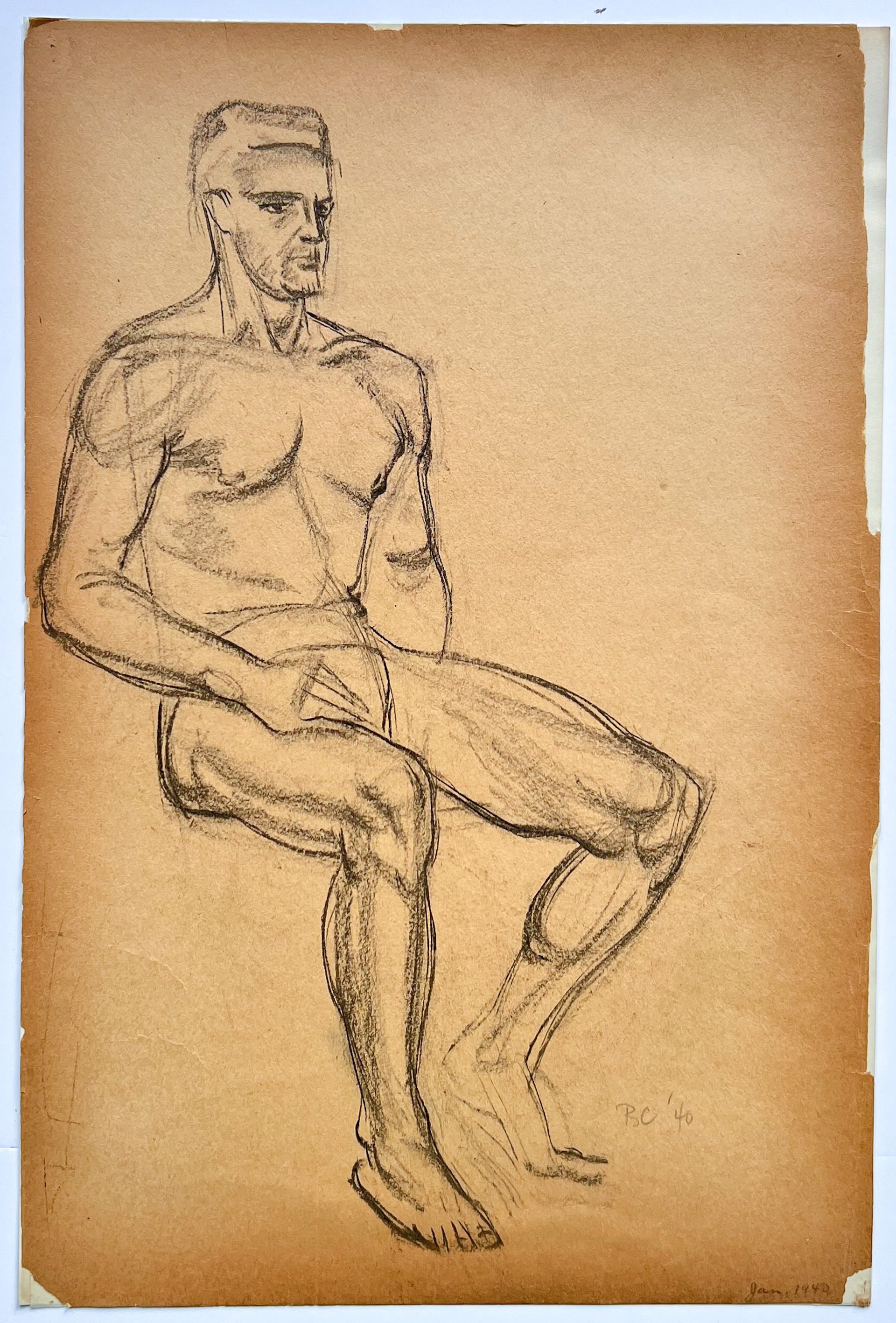 Seated Nude I by Burton Callicott