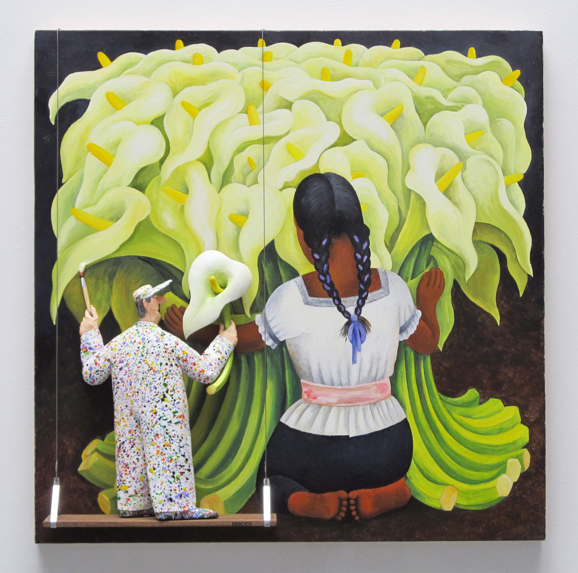 The Flower Vendor (Girl with Lilies), Diego Rivera by Stephen Hansen