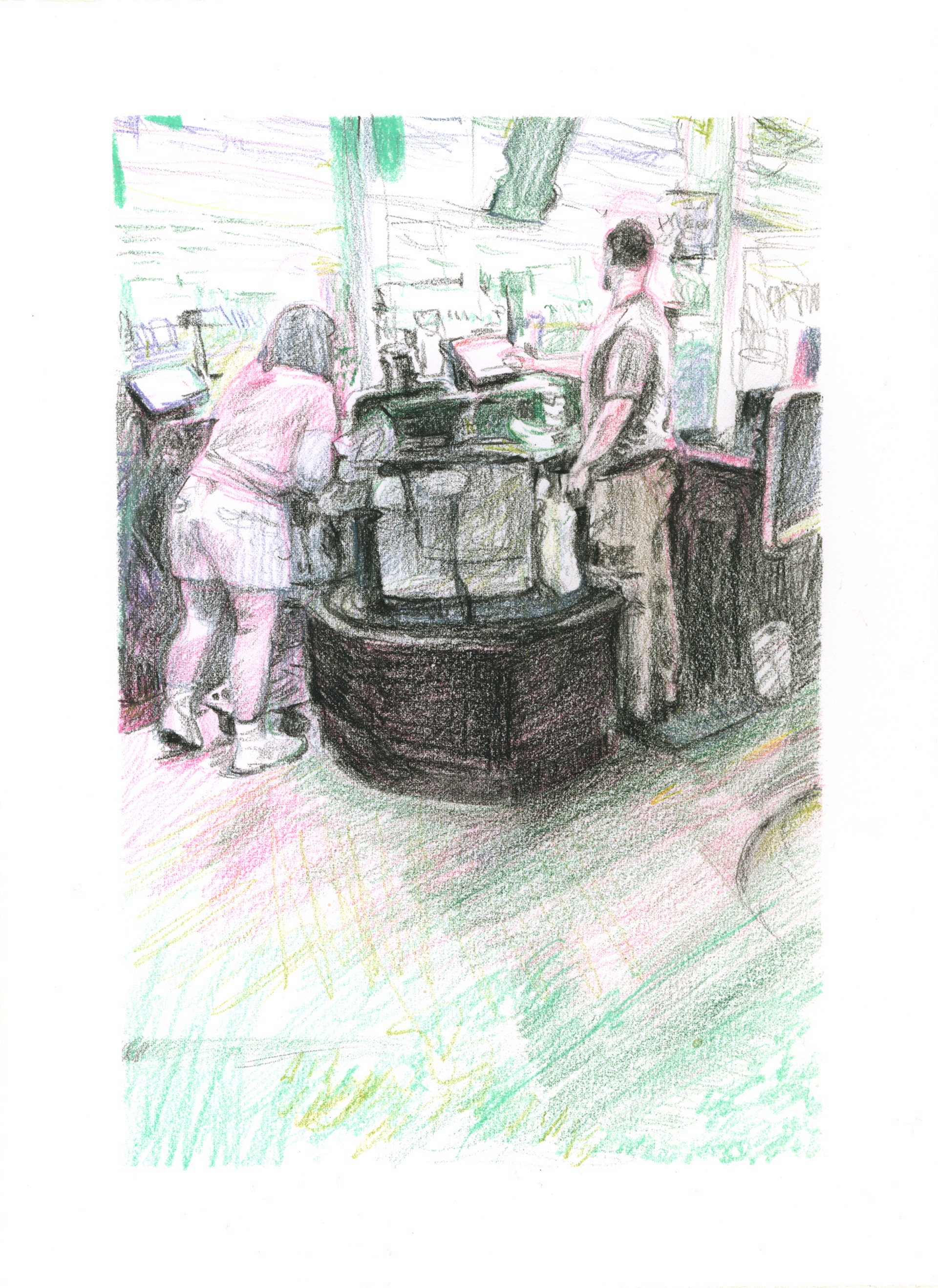 Marketplace/Cashier #43 by Eilis Crean