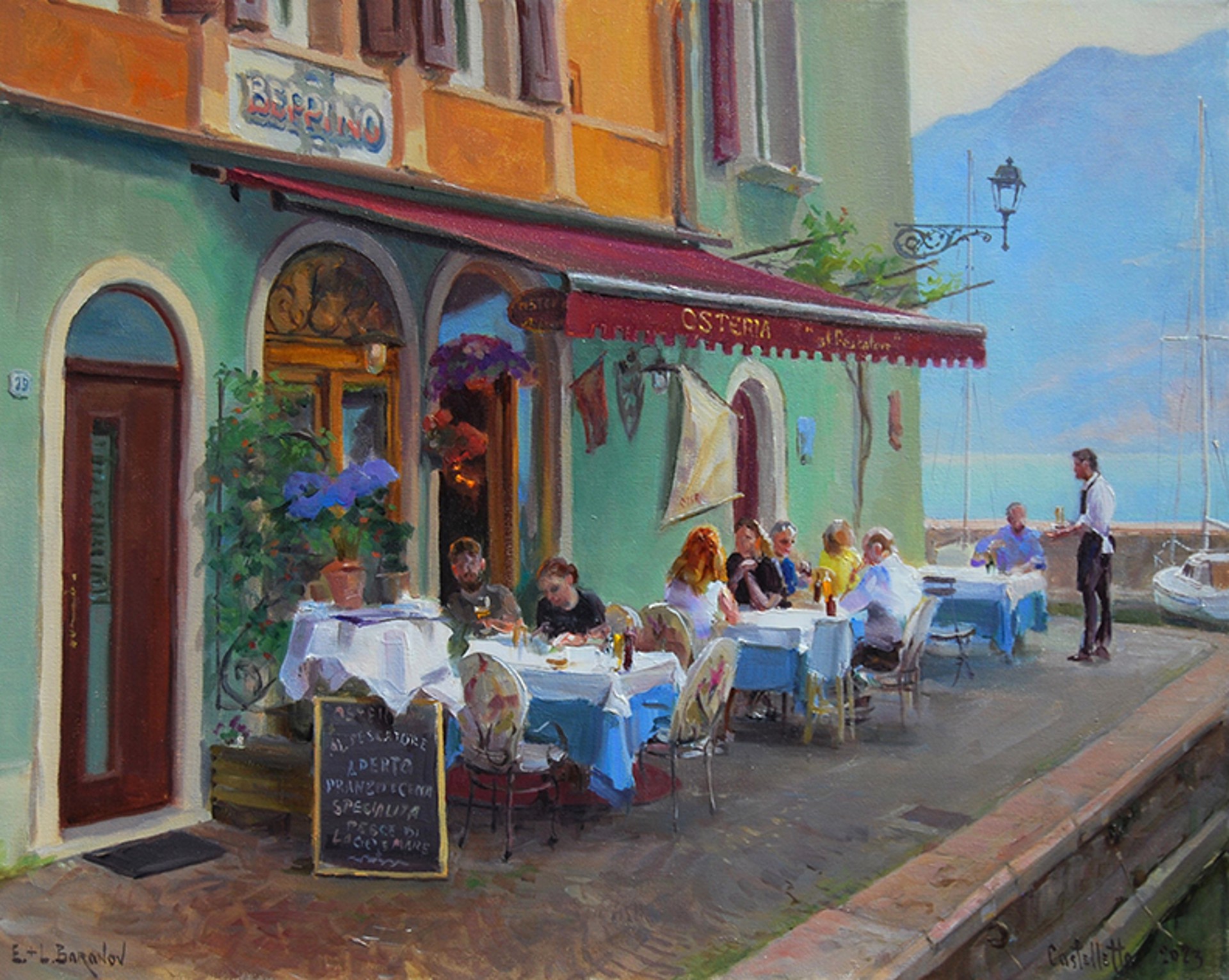 Osteria in Castelletto by Evgeny & Lydia Baranov