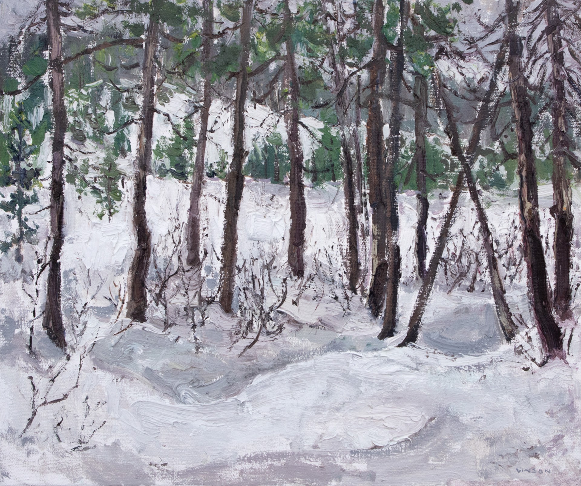 Winter Along Joseph Creek by Turner Vinson