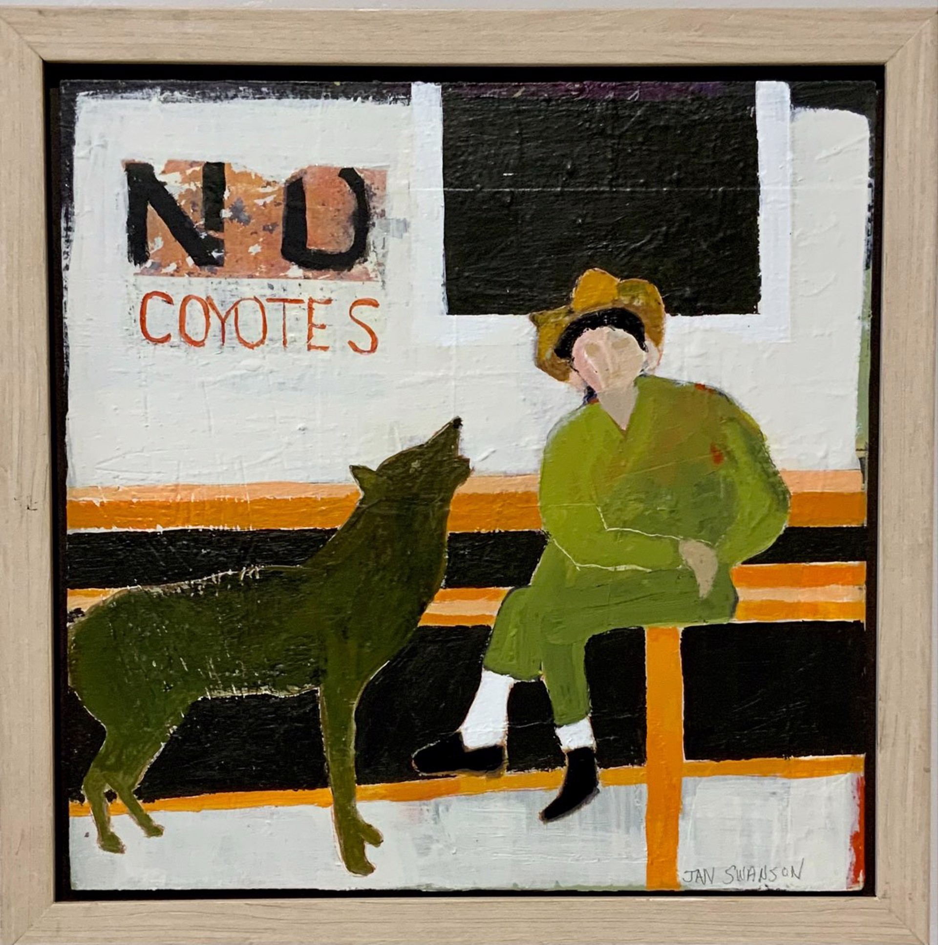 No Coyotes At The Courthouse by Jan Swanson