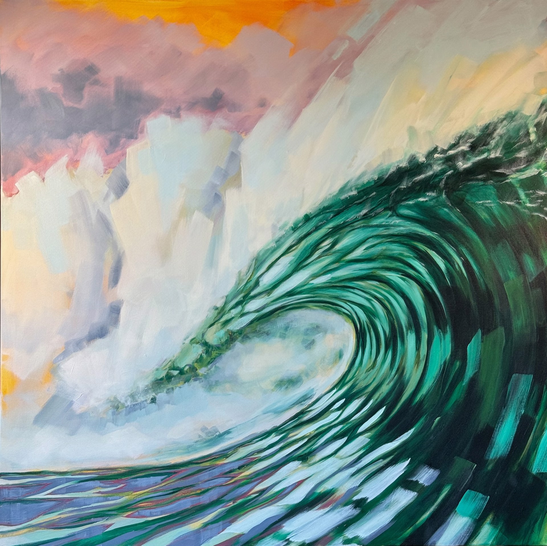 Green Wave by Pete Cabrinha