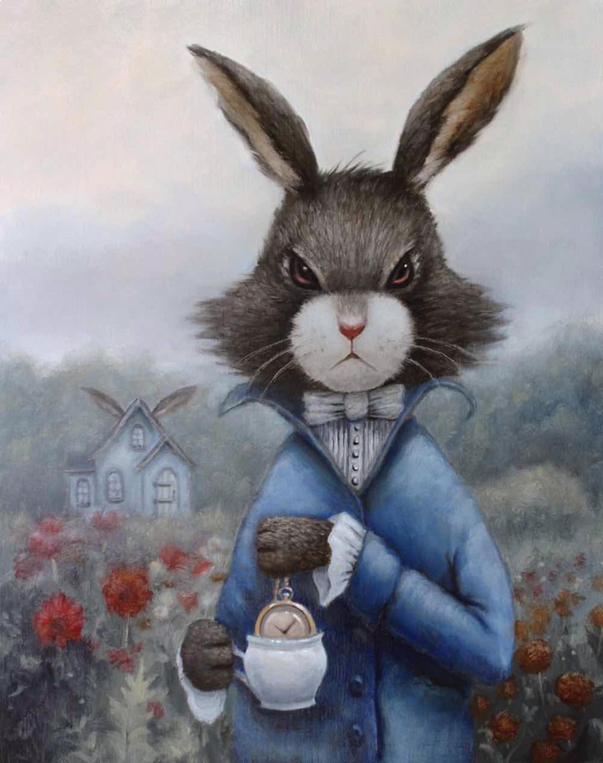 March Hare (Giclee on Deckled Paper) G.O. by Liese Chavez