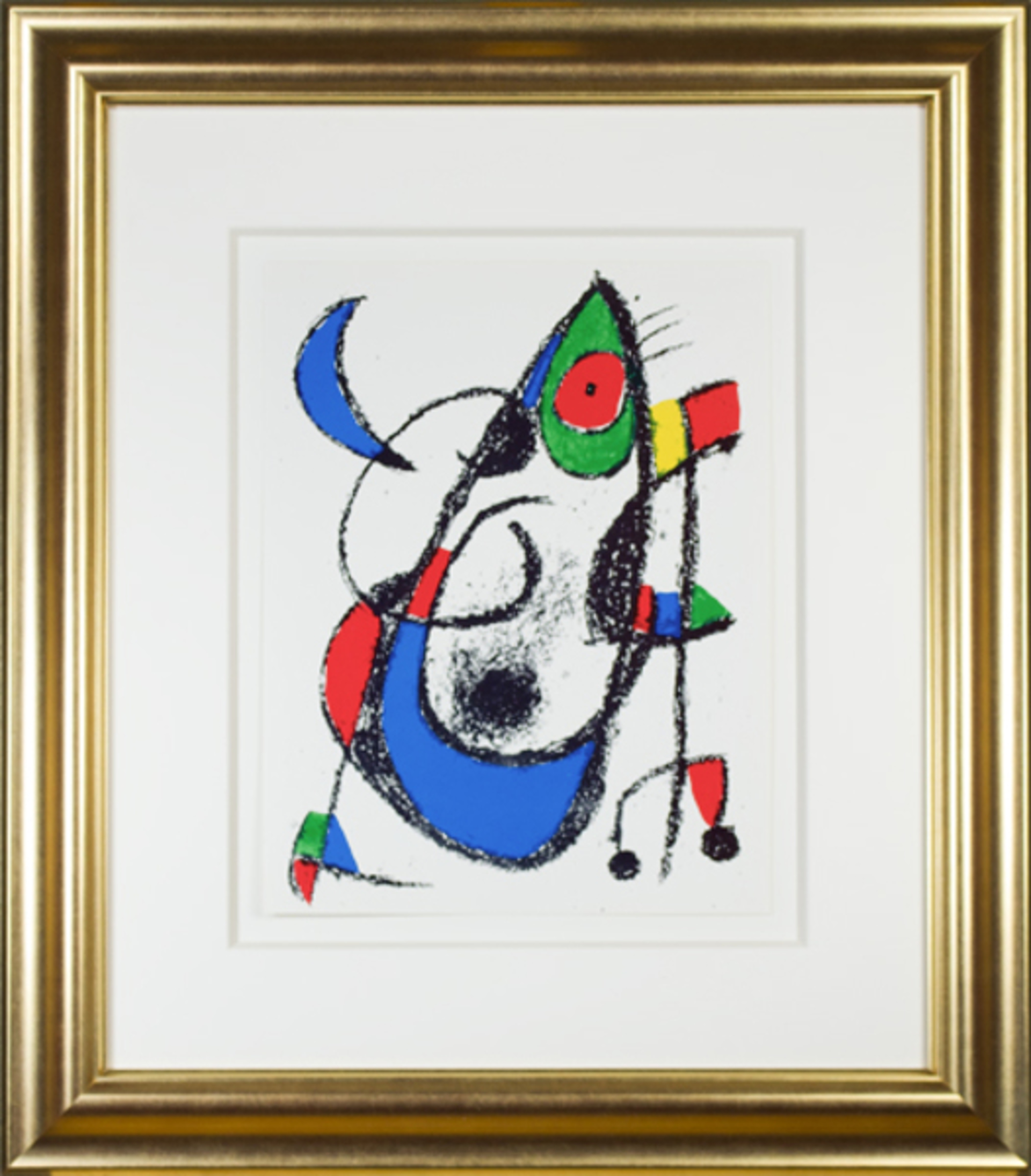 Original Lithograph XI from "Miro Lithographs II, Maeght Publisher" by Joan Miró