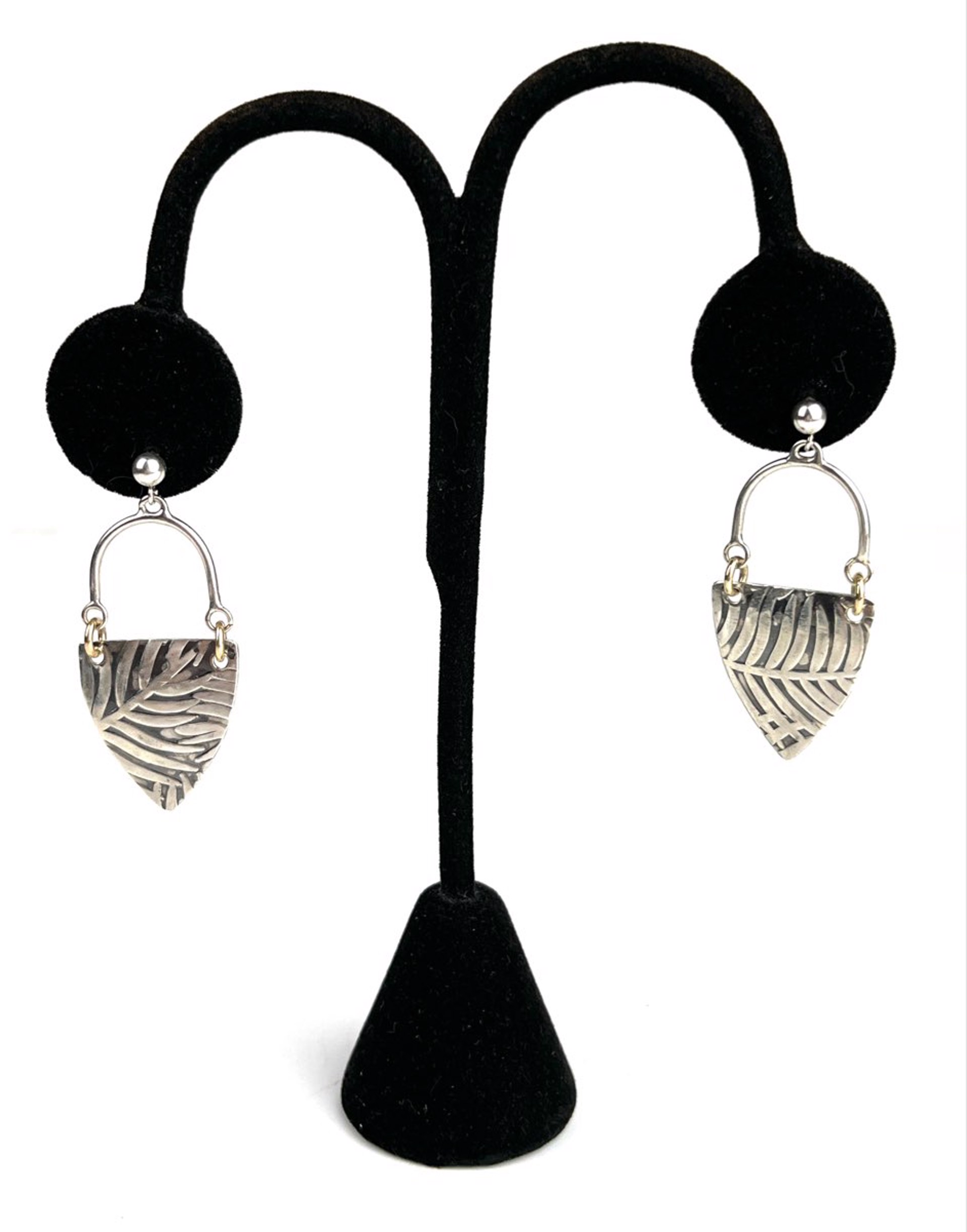 Sterling Silver and 14K GF Earrings by Nola Smodic