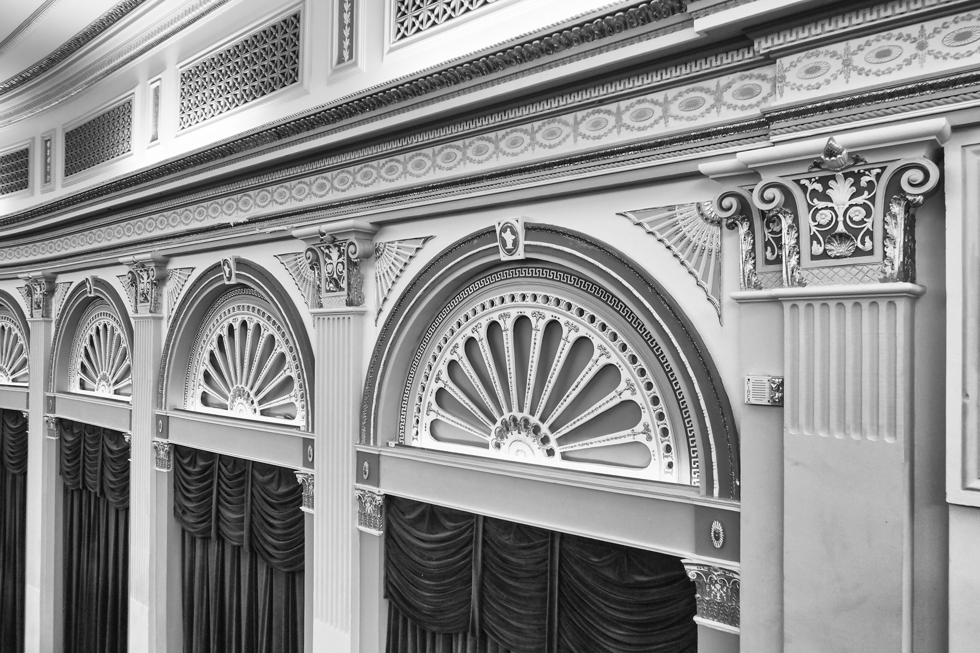 Arches Detail - Lucas Theatre by Myrtie Cope