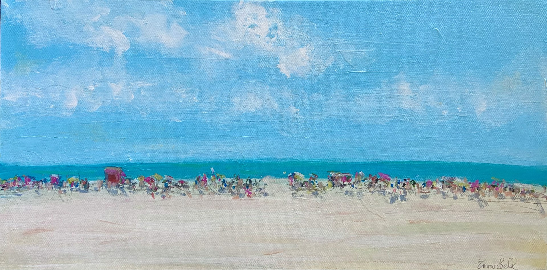 A Busy Day at the Beach by Emma Bell