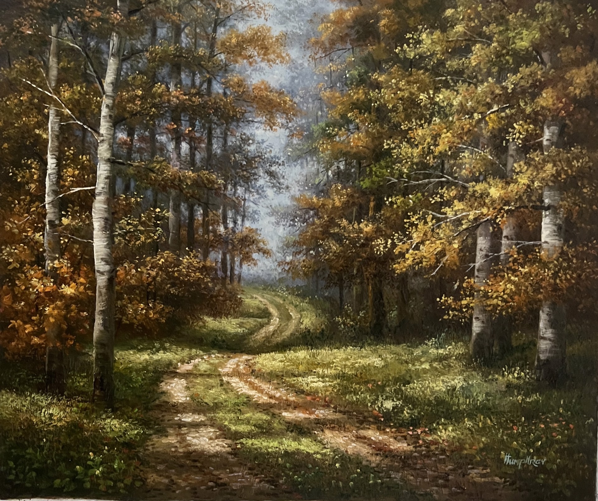 WOODED ROAD by HUMPHREY