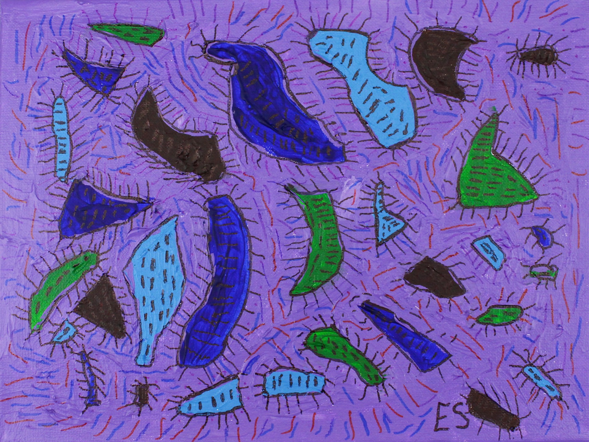 Looks Like Bugs (FRAMED) by Eileen Schofield