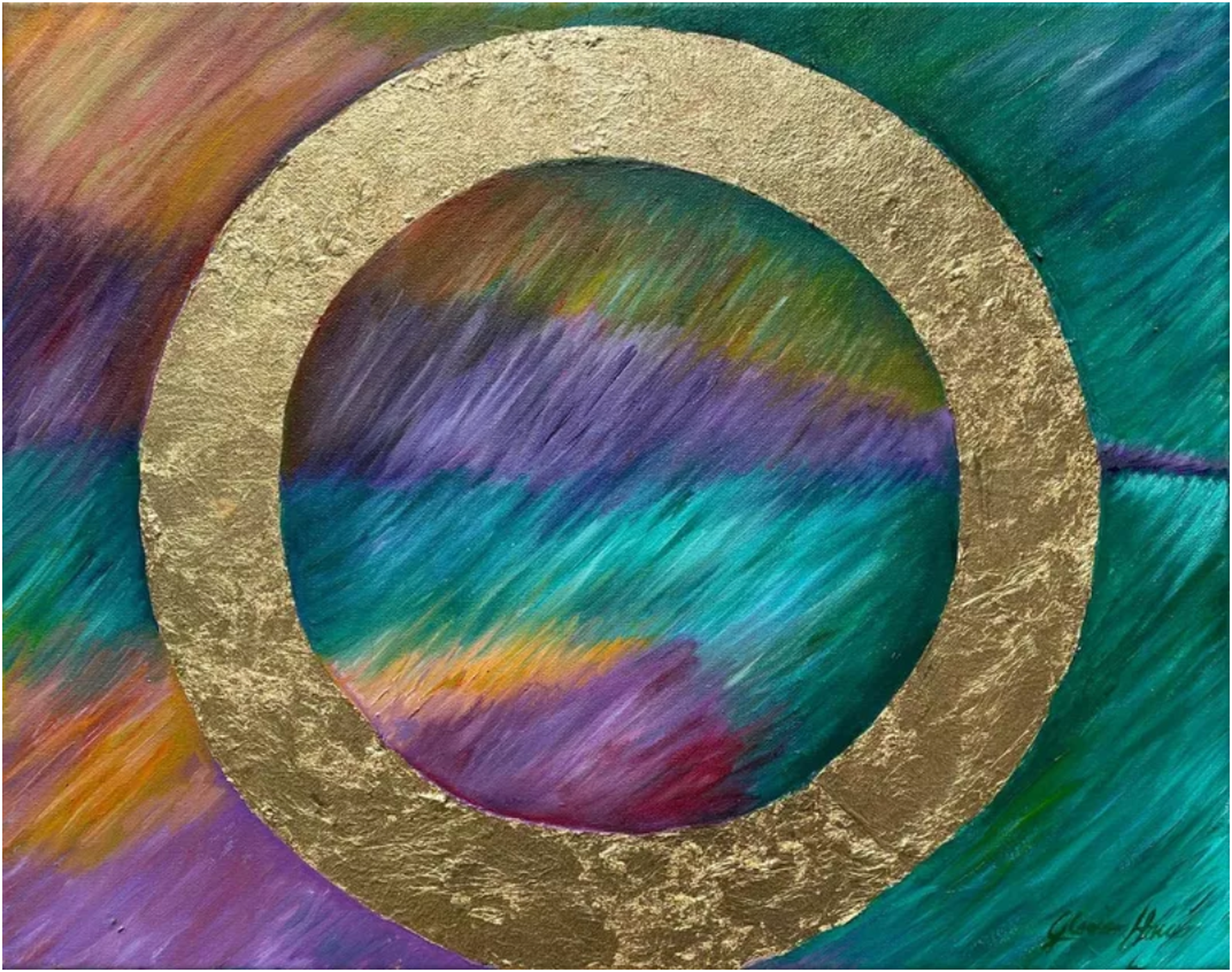 Circle Abrupt by Gloriane Harris