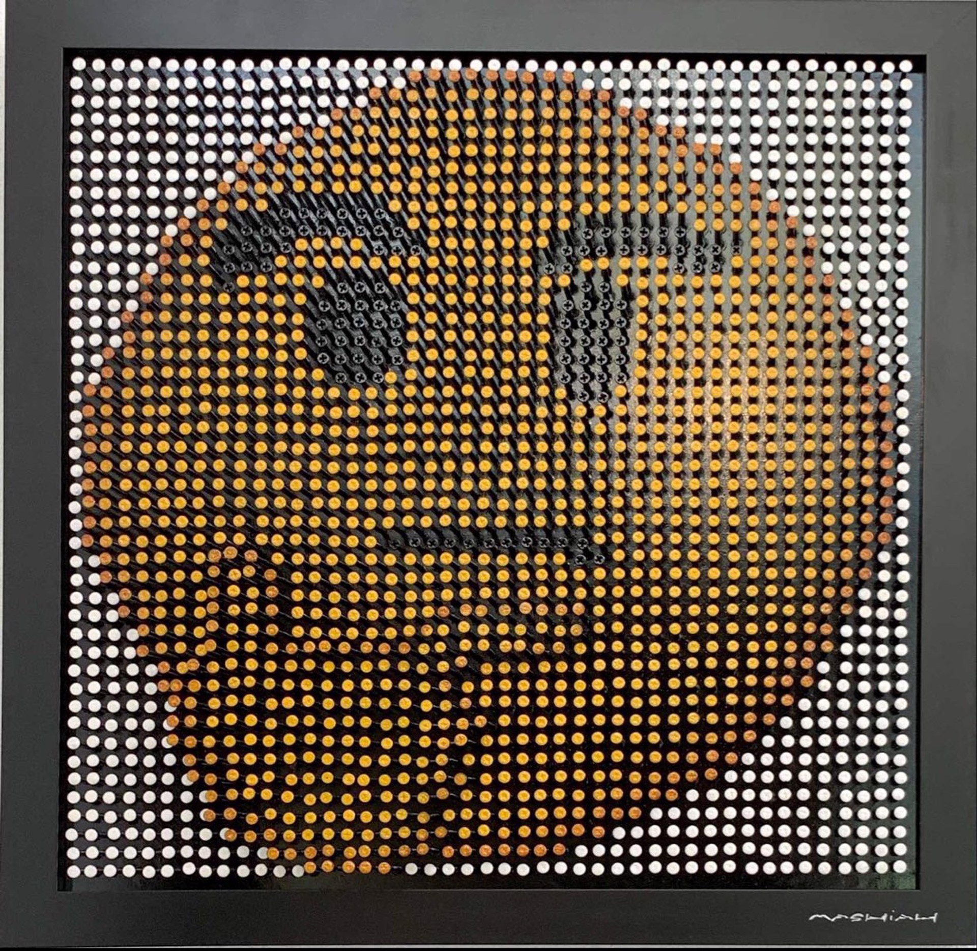 "Emoji-Thinking Face" by Screw Art Board by Efi Mashiah