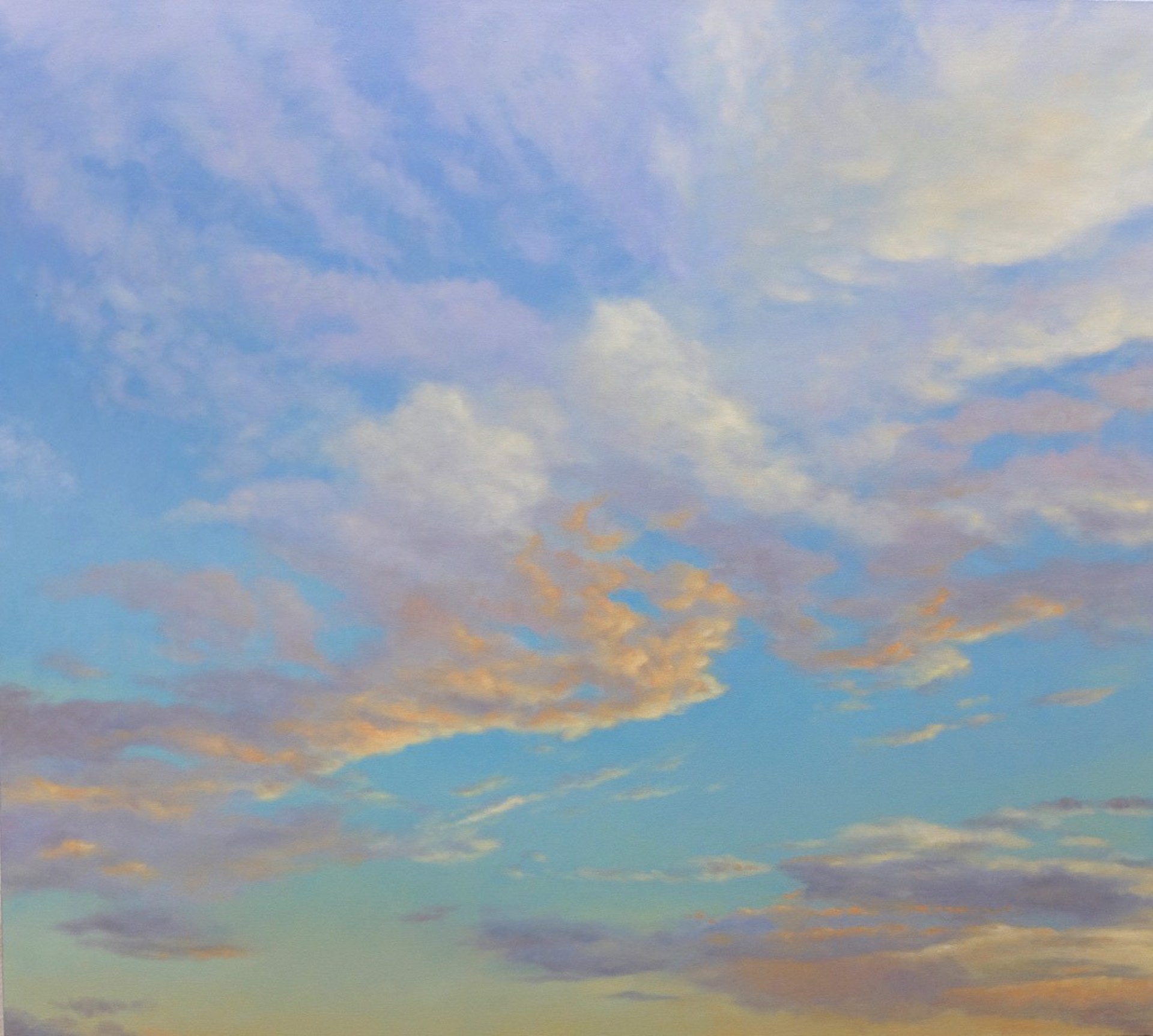 Orange Clouds by Willard Dixon