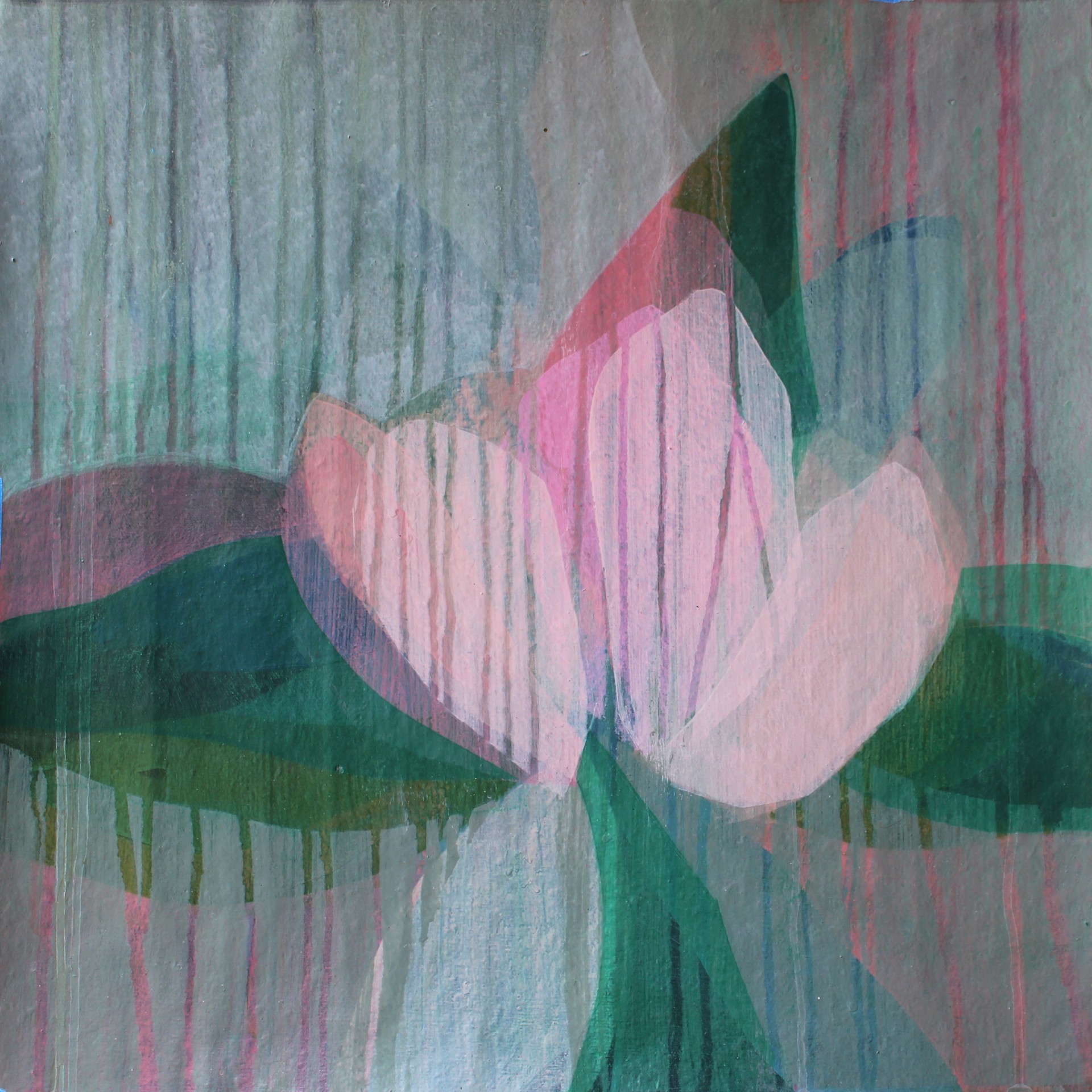 (Magnolia II) Pale Pink by Katherine Sandoz