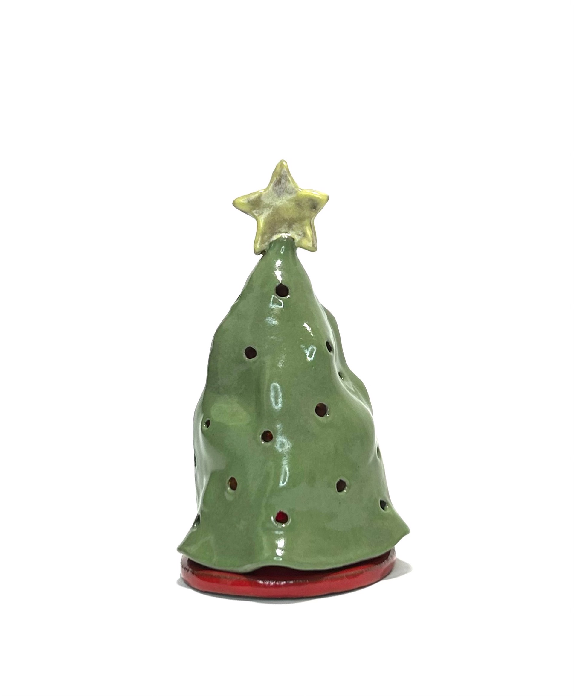 Christmas Tree Tea Light 6 by Sue Morse