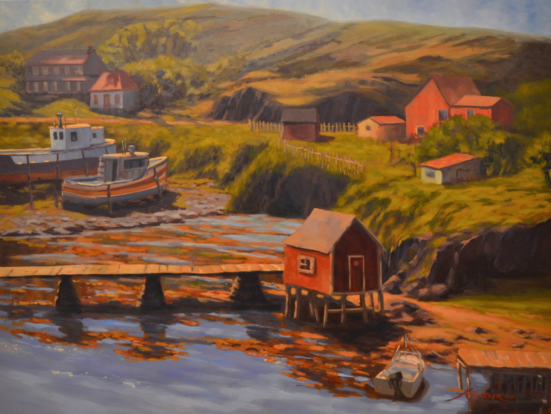Sunday Afternoon in Twillingate by Michael Kilburn