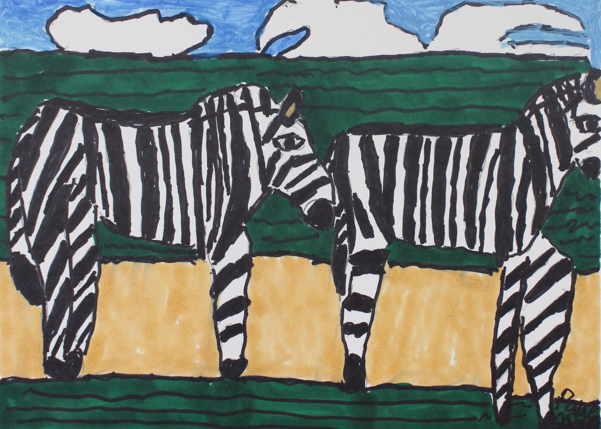 Zebras by Paul Lewis