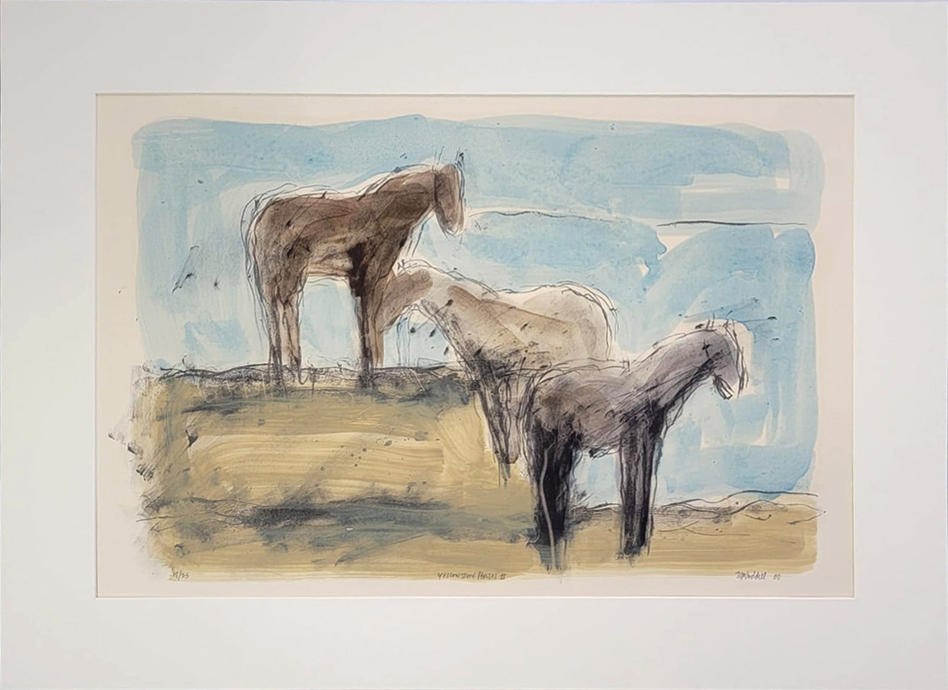 Yellowstone Horses II by Theodore Waddell