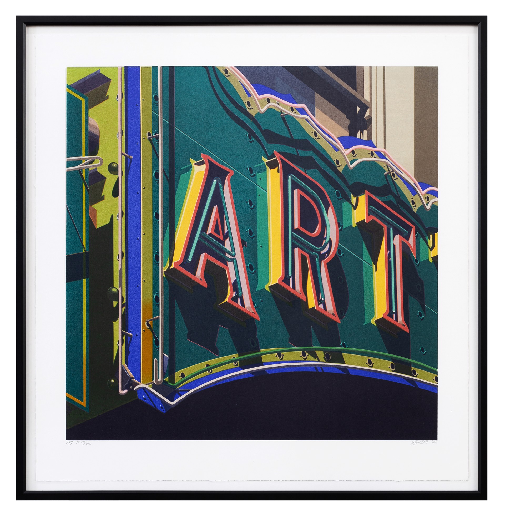 Art (from American Signs portfolio) by Robert Cottingham