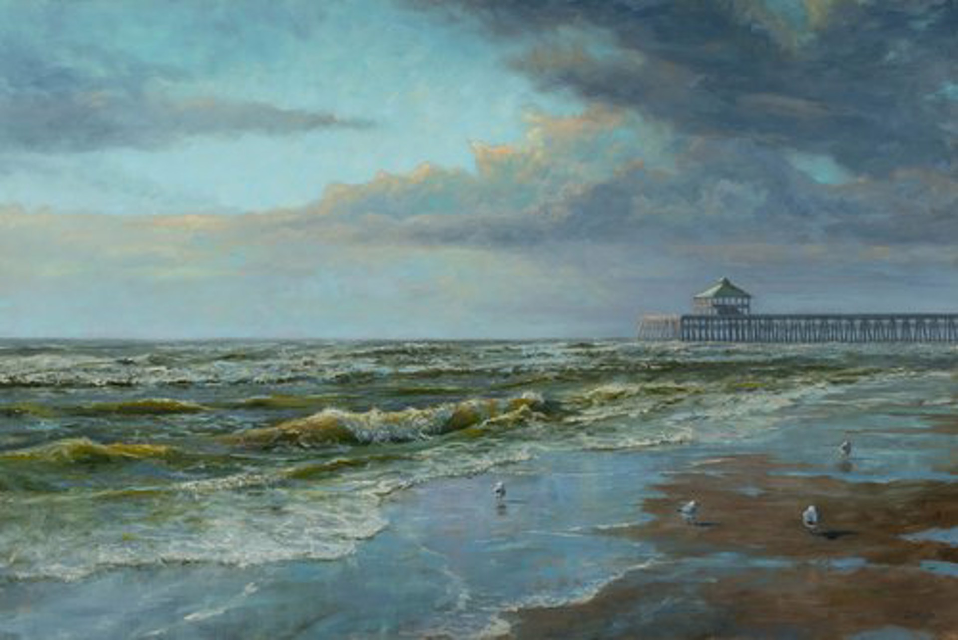 Evening Stroll on Folly by Isaiah Ratterman