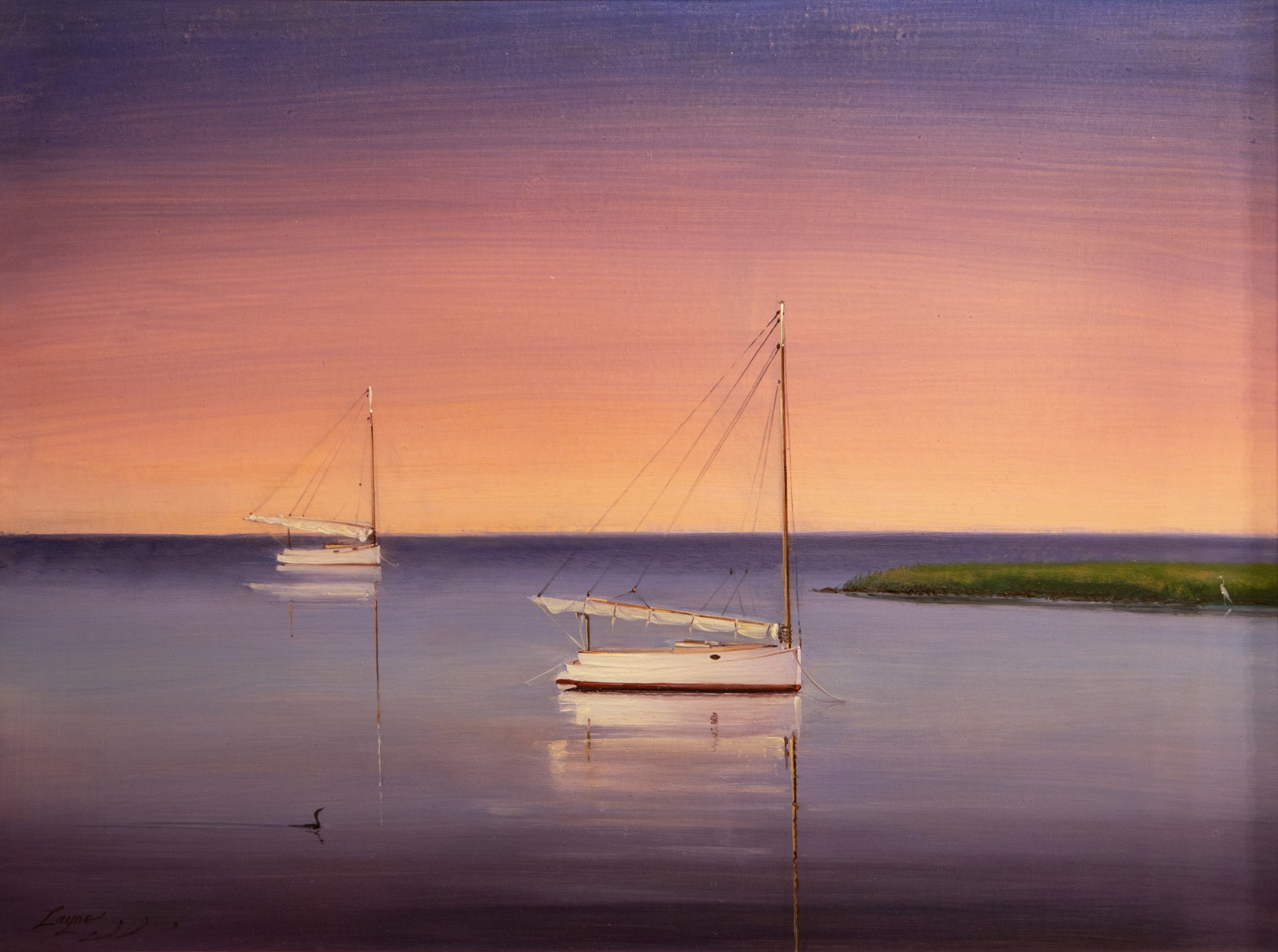 Evening Reflections by Peter Layne Arguimbau