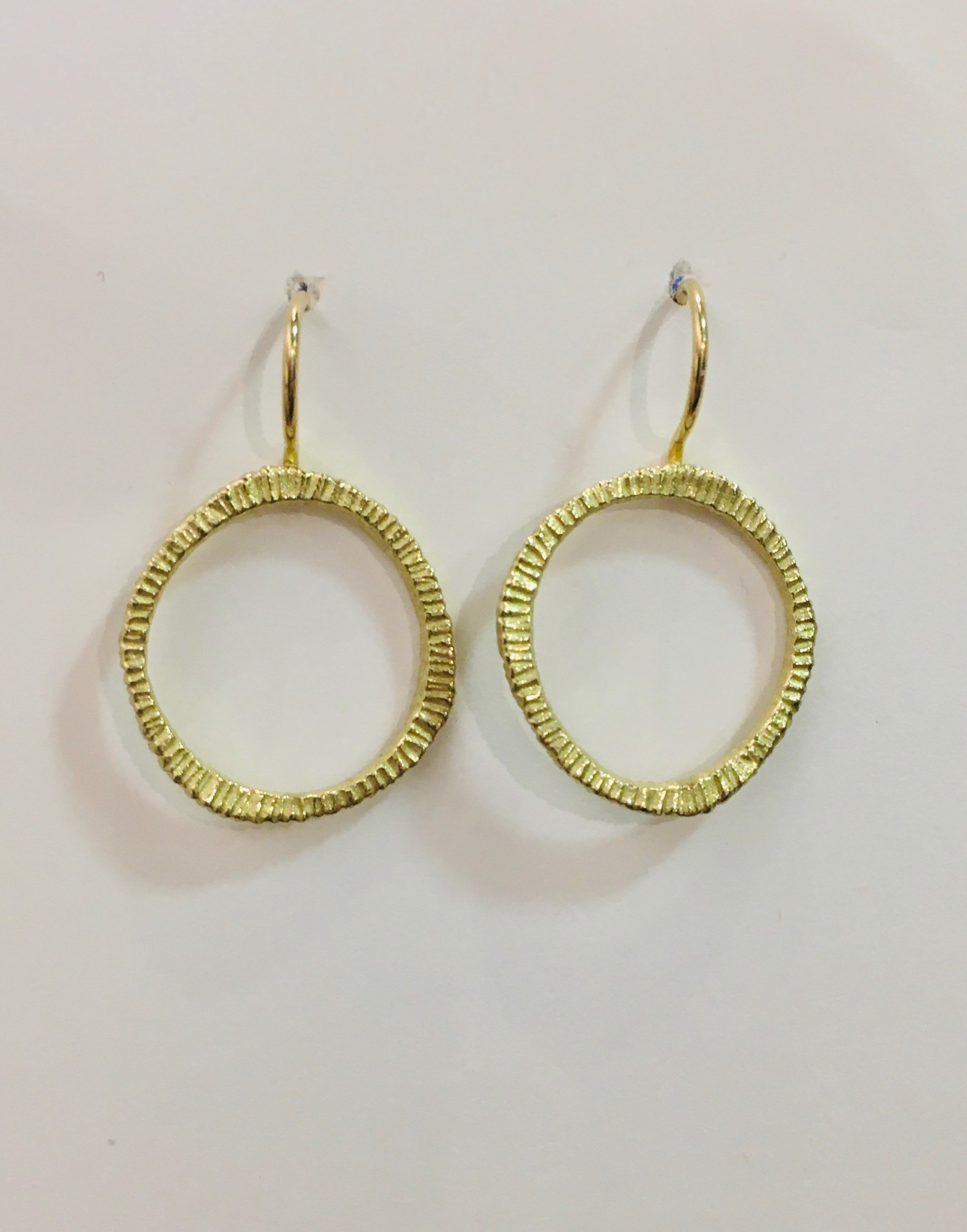 Gold Earrings by DAHLIA KANNER