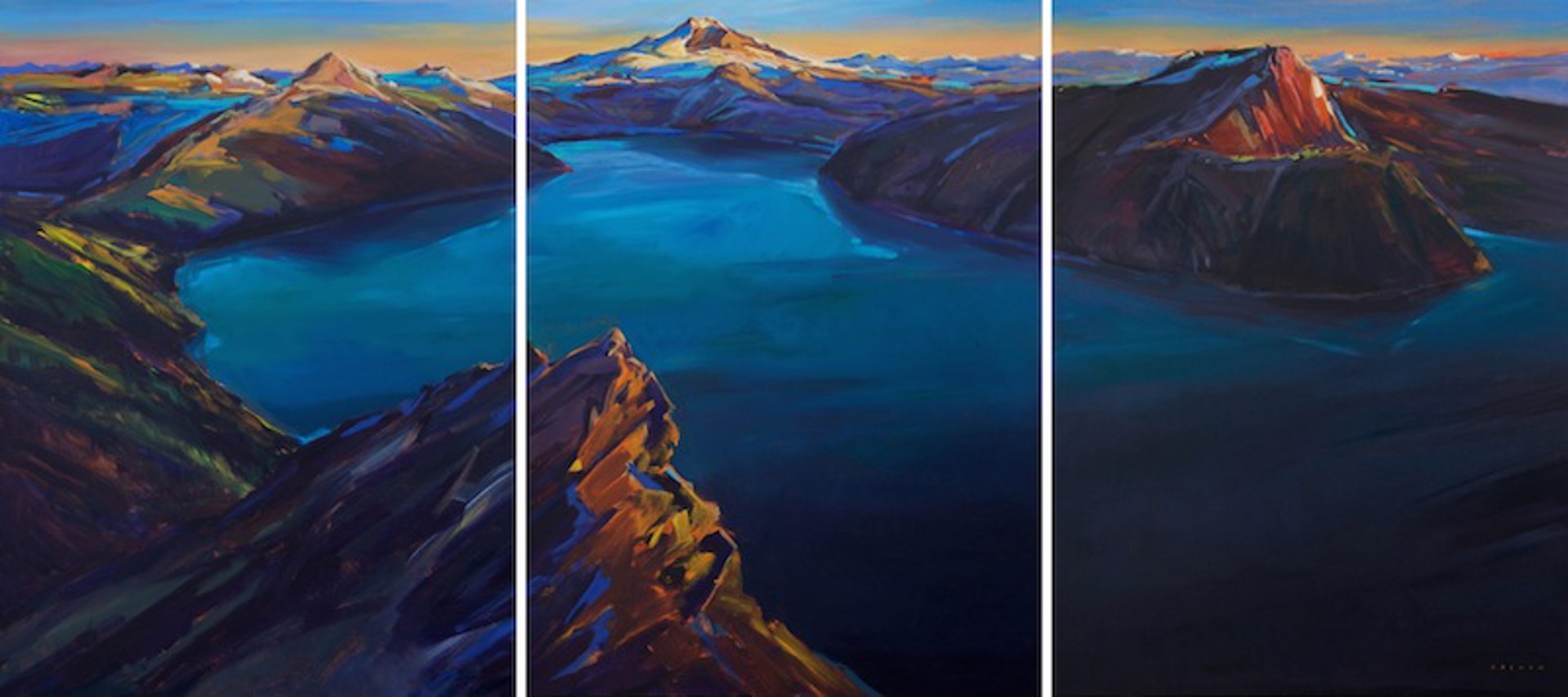 Garibaldi Majesty - Triptych by Charlie Easton