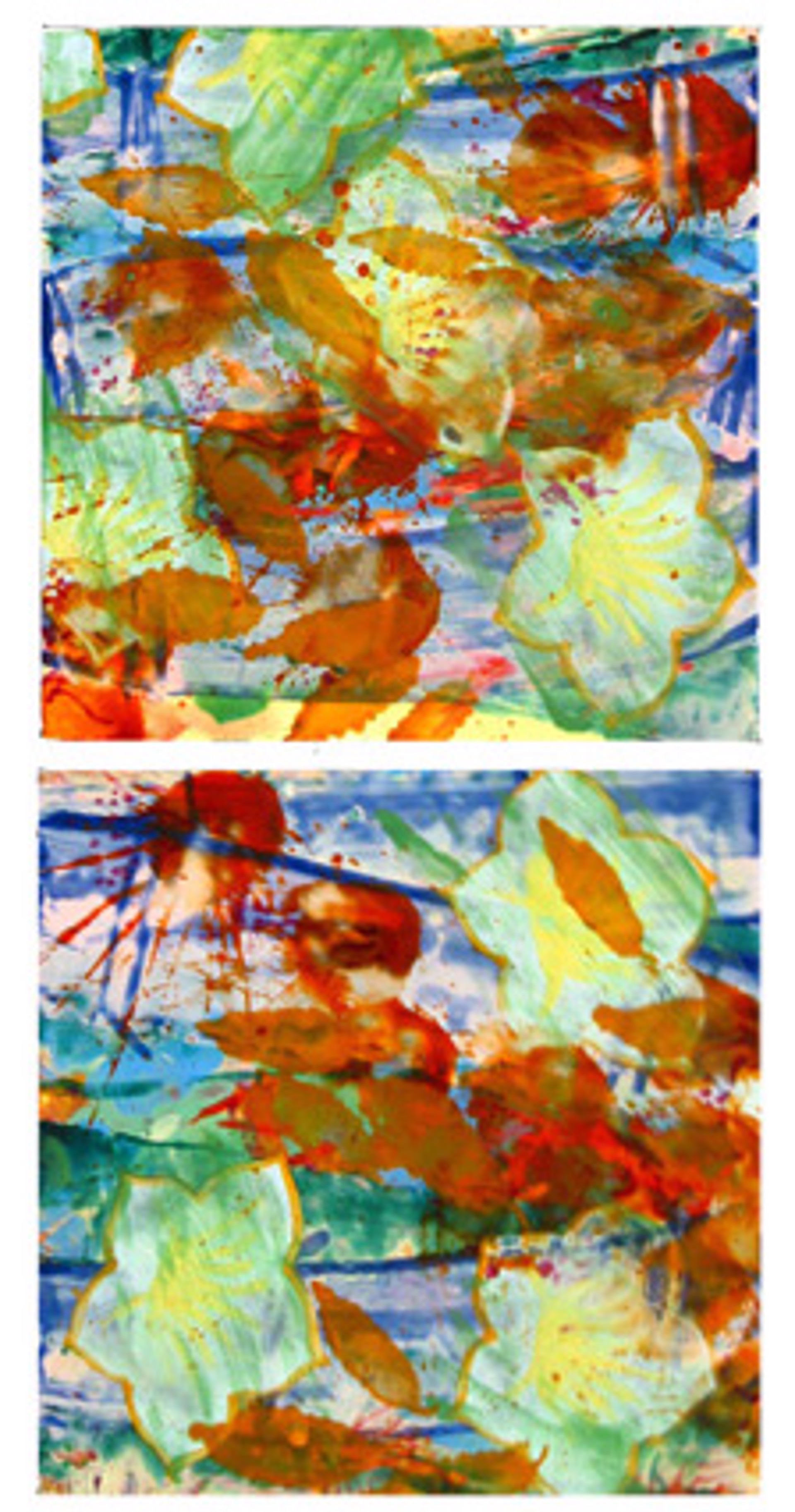 Orange Blue Fall Series by Thomas Swanston