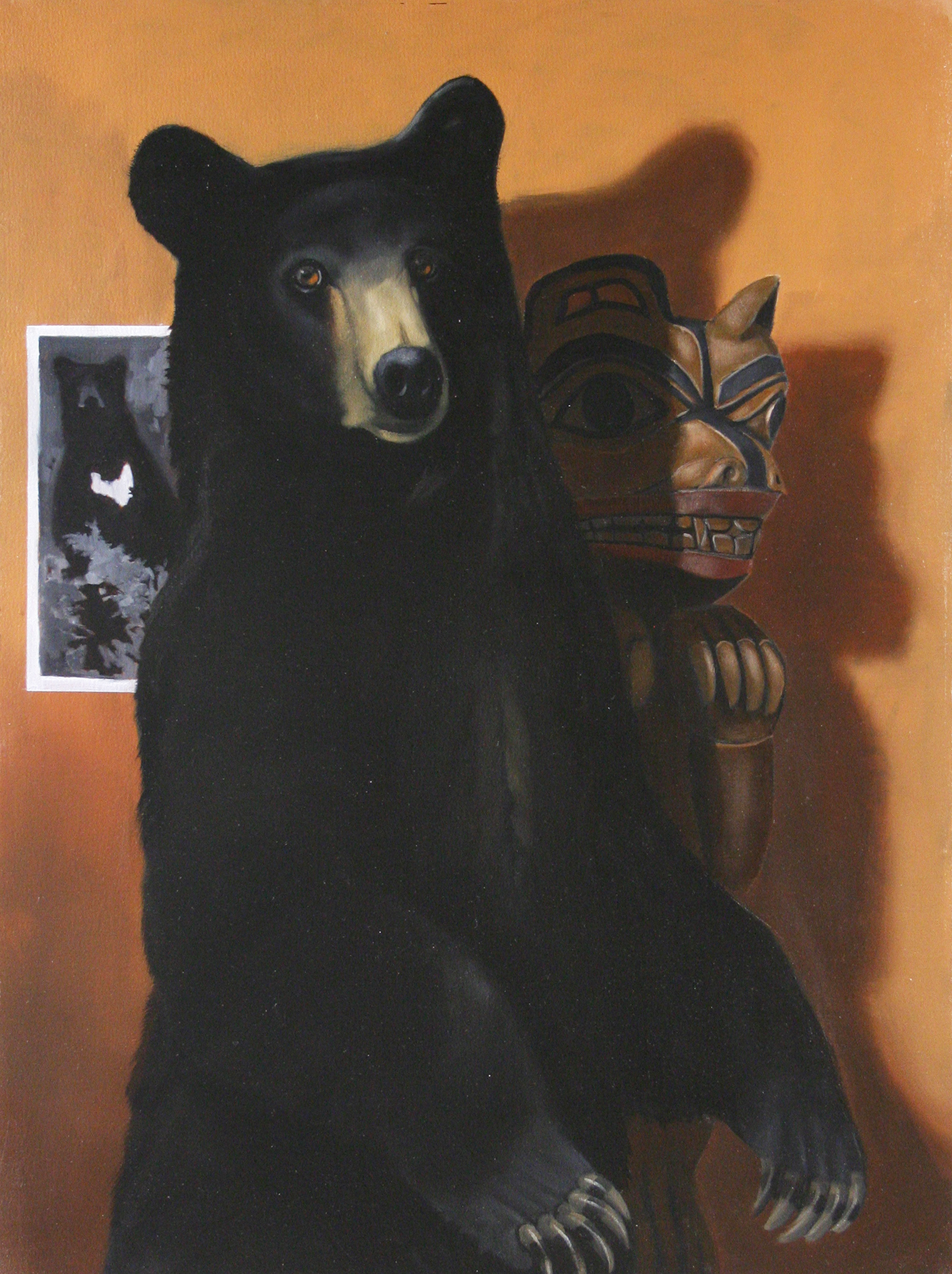One and Three Bears (After Kosuth) by Robert McCauley