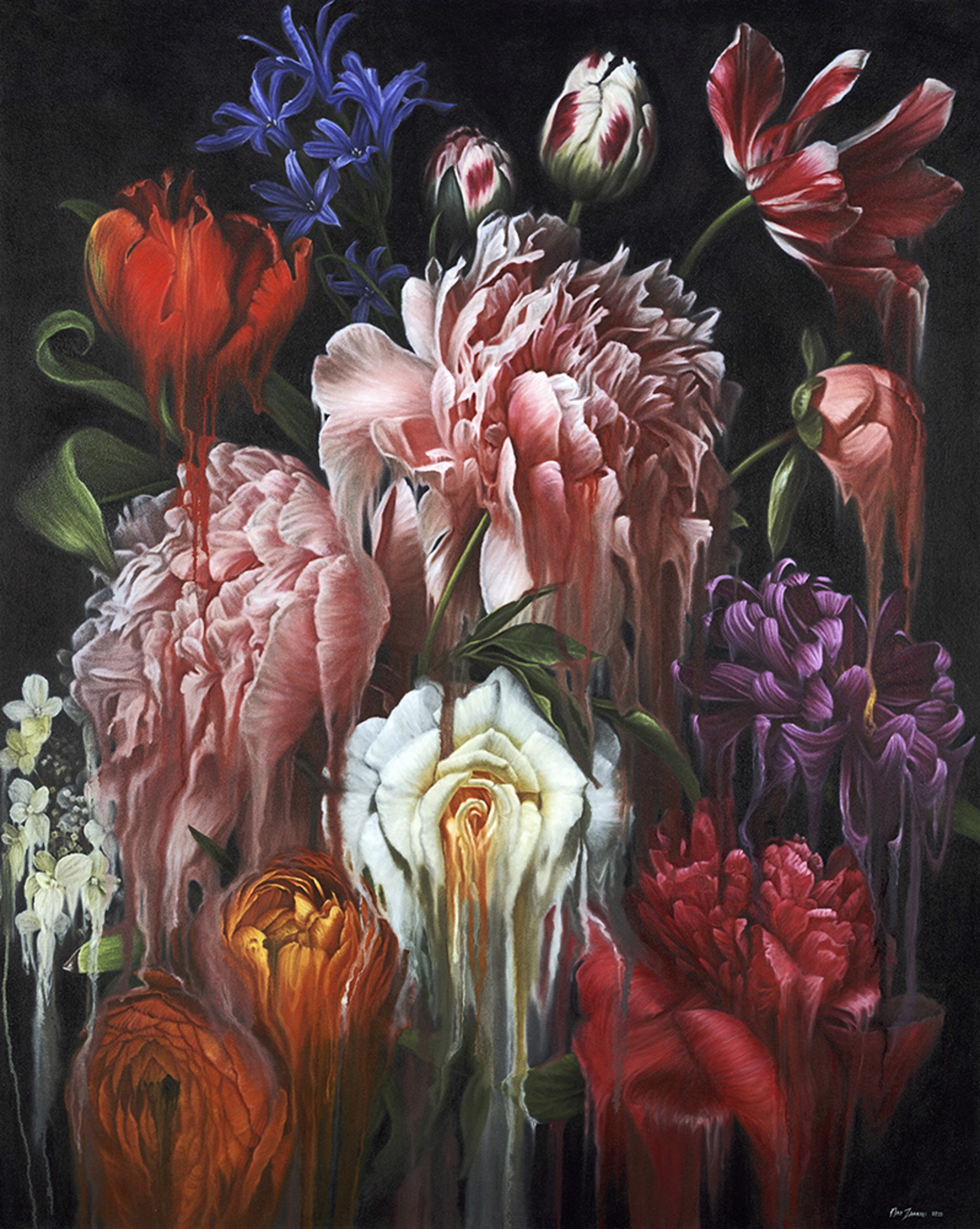 Blooming Descent by Niki Zarrabi, Femme Petale