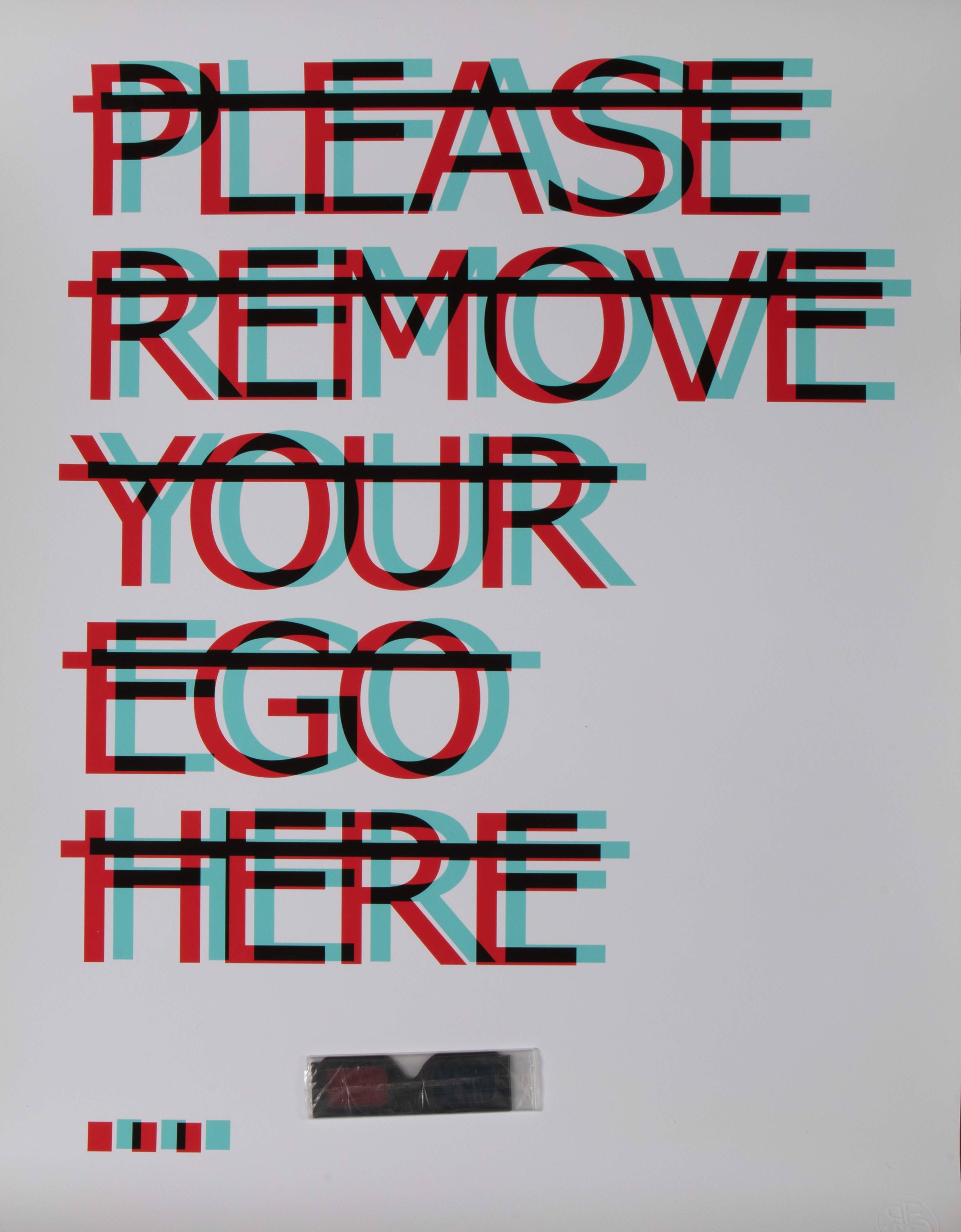 Please Remove Your Ego Here 3d by Rero