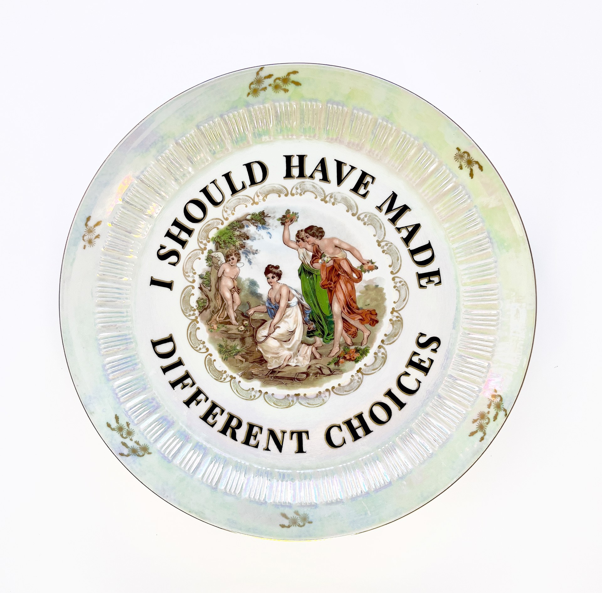 I should have made different choices (large dinner plate) by Marie-Claude Marquis
