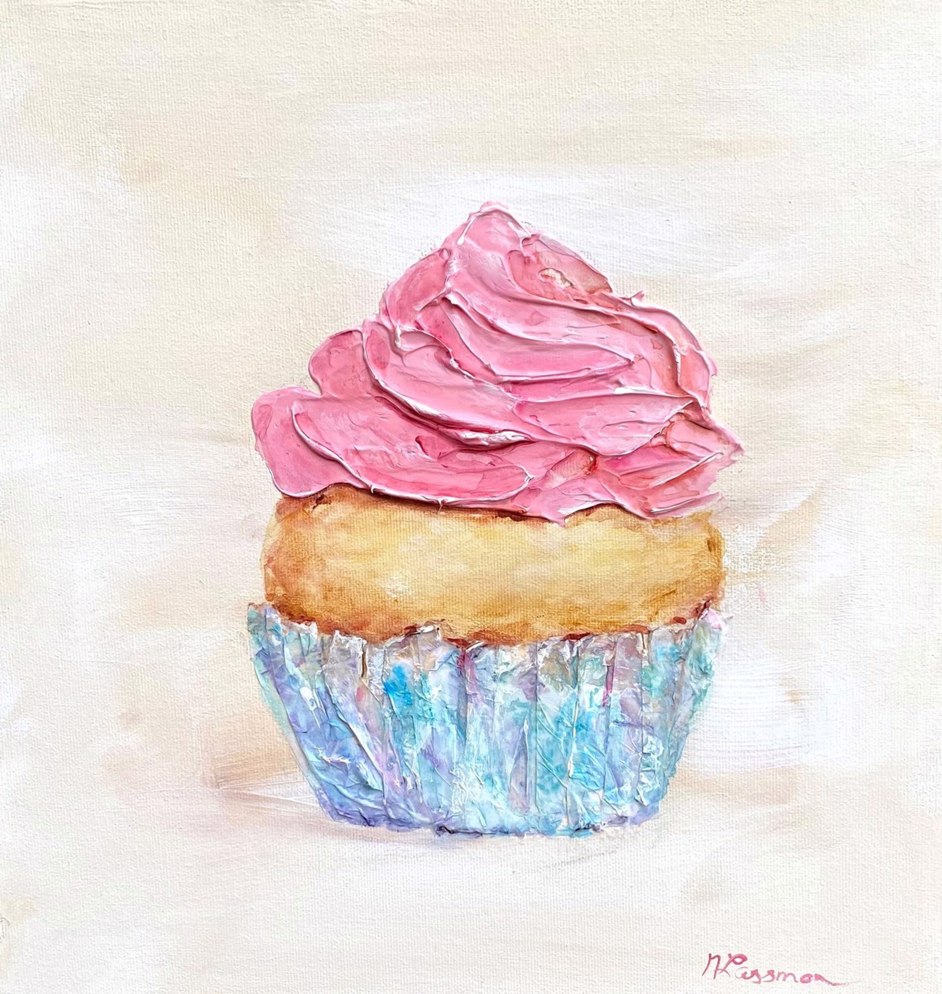 Pink Cupcake by Nadia Lassman