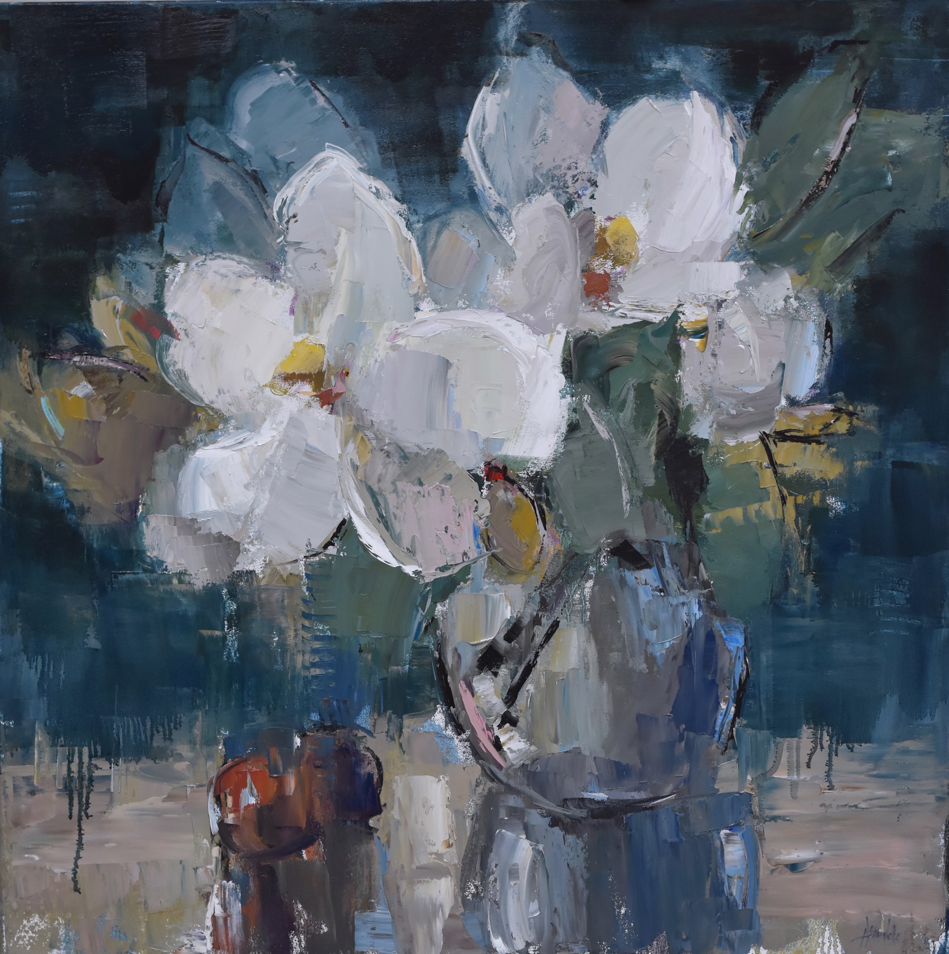Magnolias by Barbara Flowers