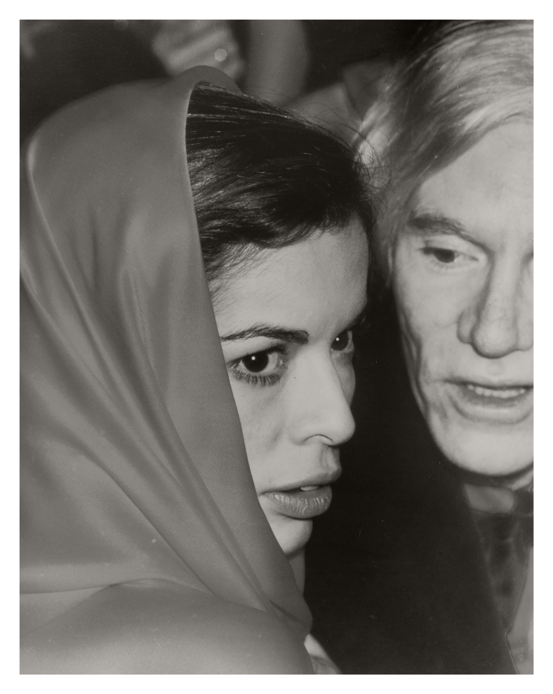 Bianca Jagger and Andy Warhol by Ron Galella