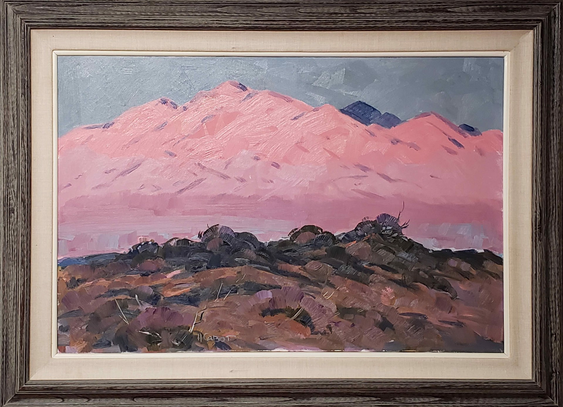 When the Mountains Get Pink by Originals Hugh Cabot
