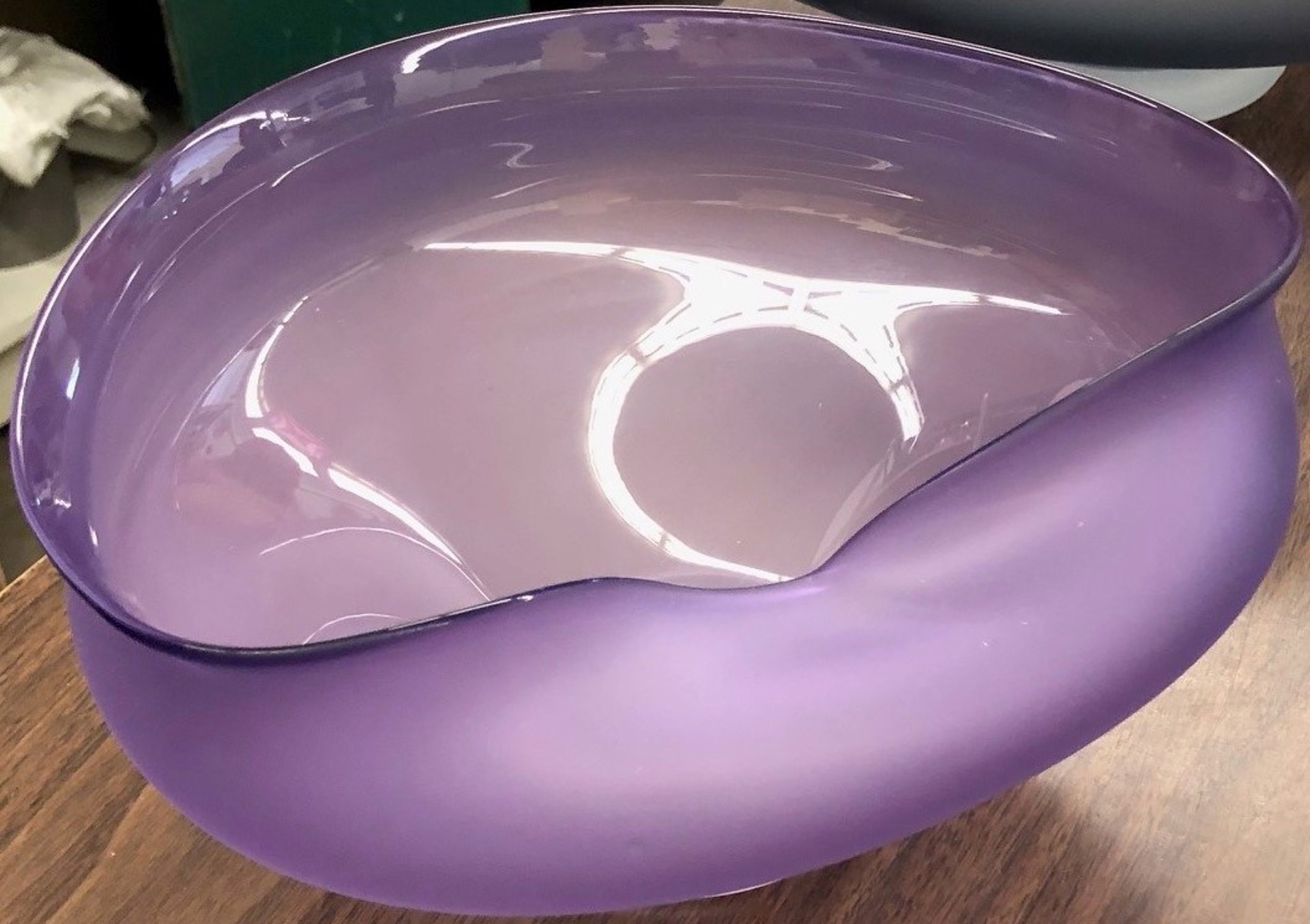 Purple bowl by Tara Marsh