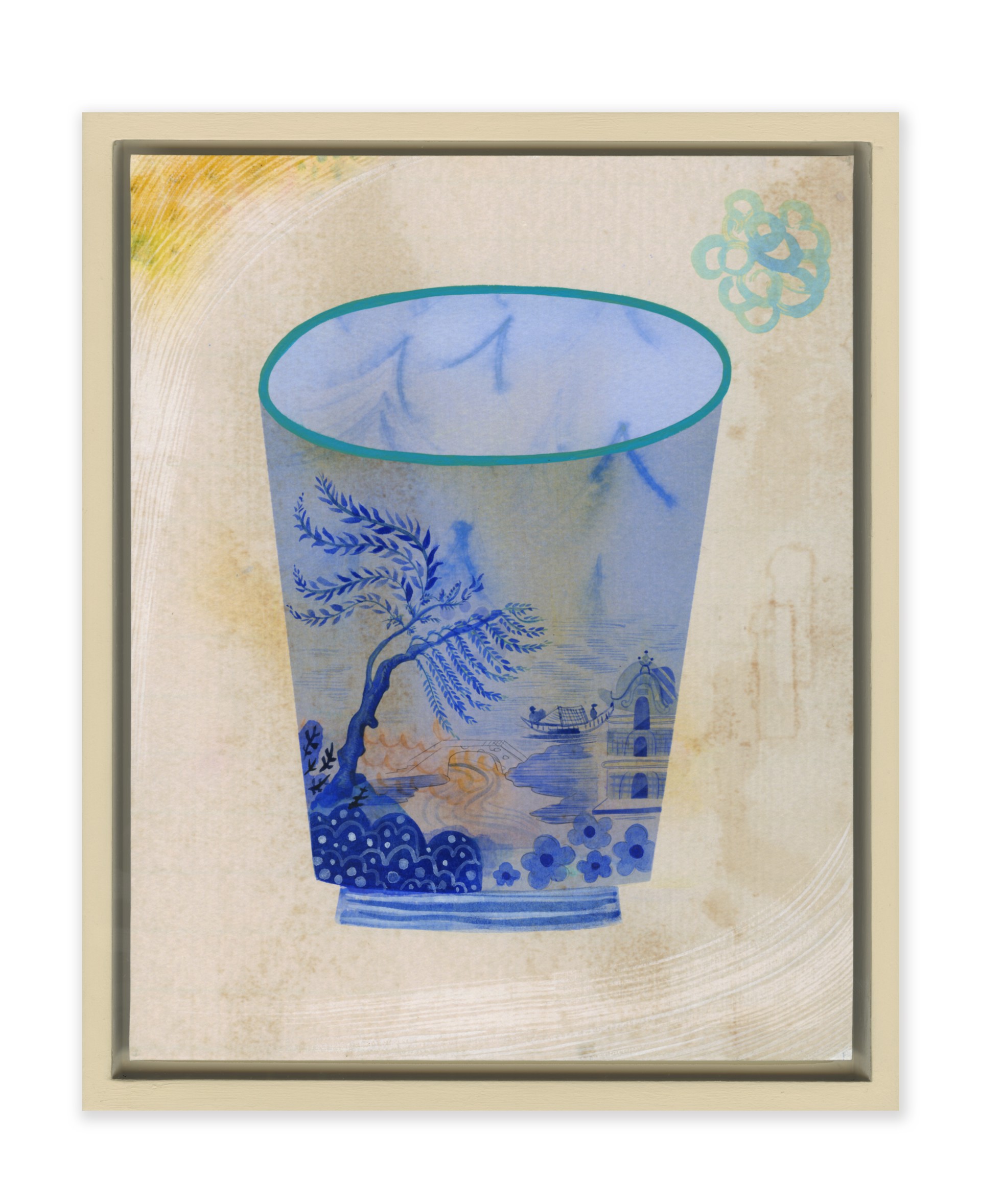 Blue and White Cup No. 2 by Anne Smith
