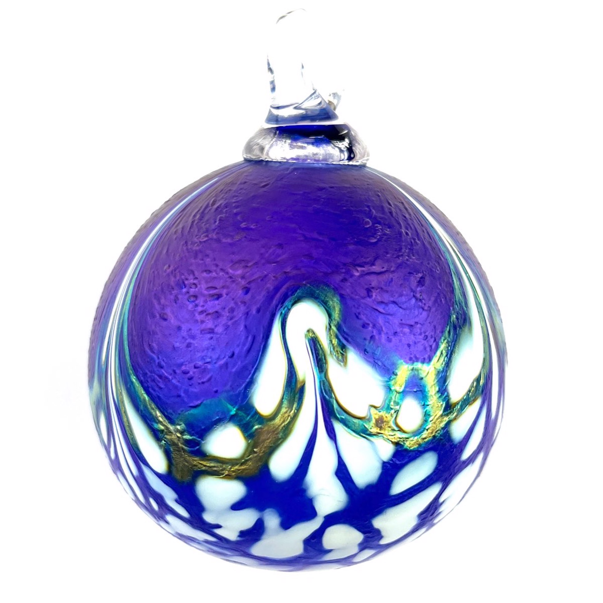 Artisan Northern Lights Ornament by Furnace Glass