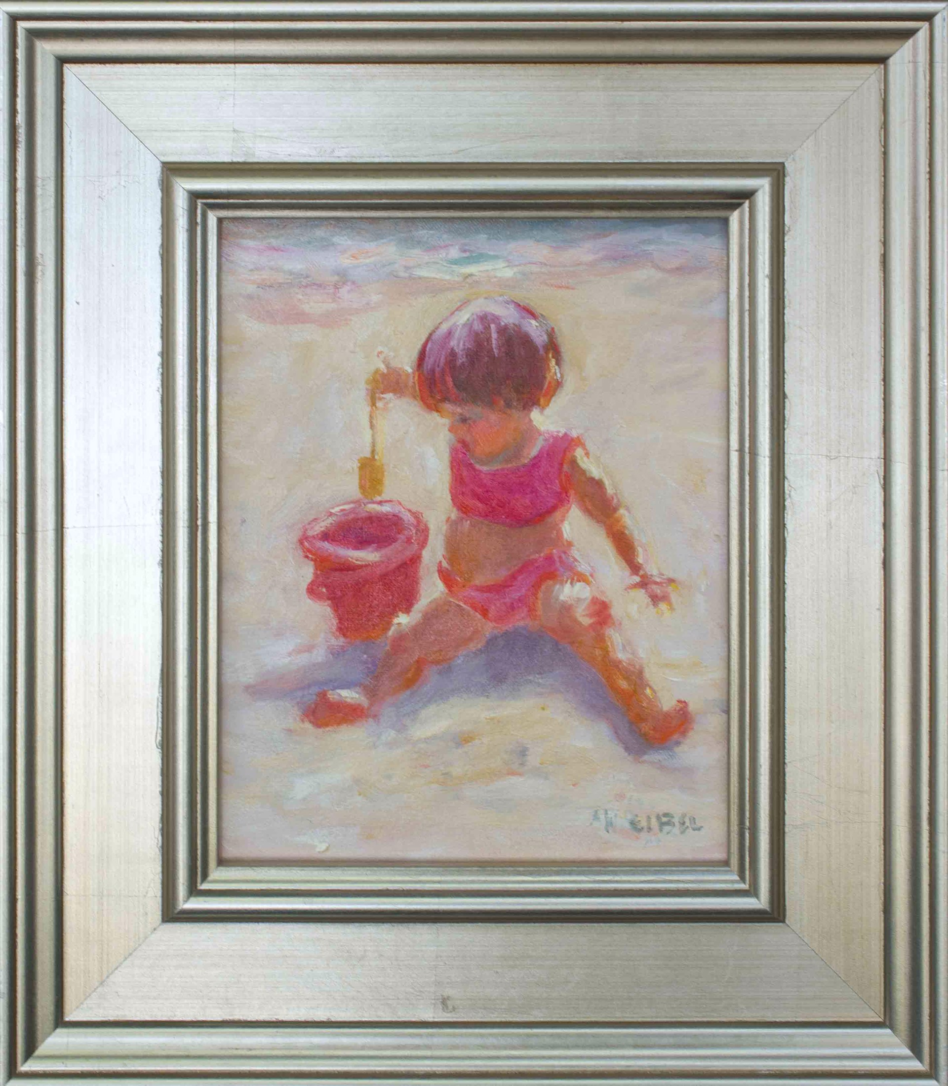 Beach Play by Ann Weibel