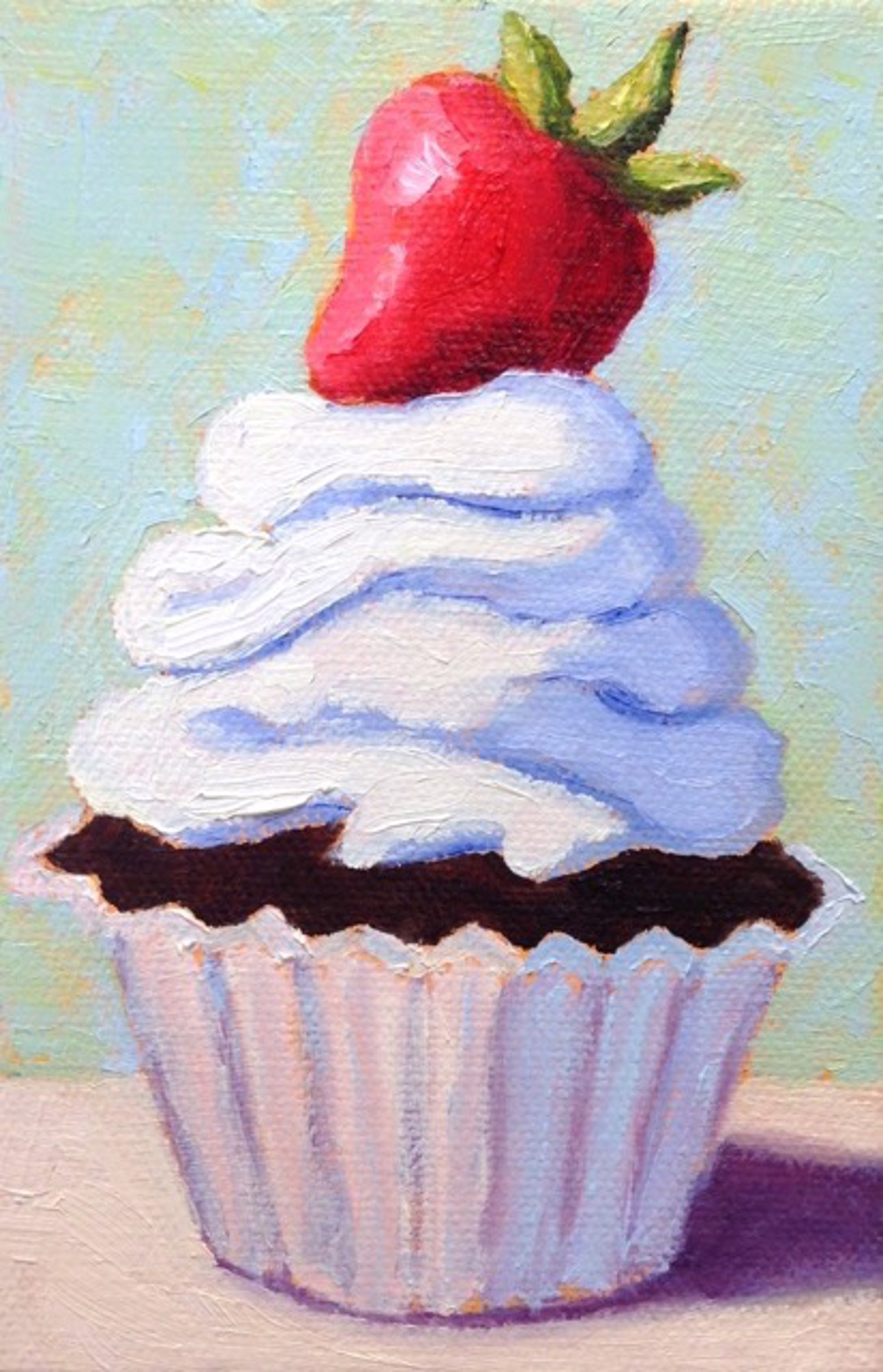 Whipped Cream Cupcake by Pat Doherty