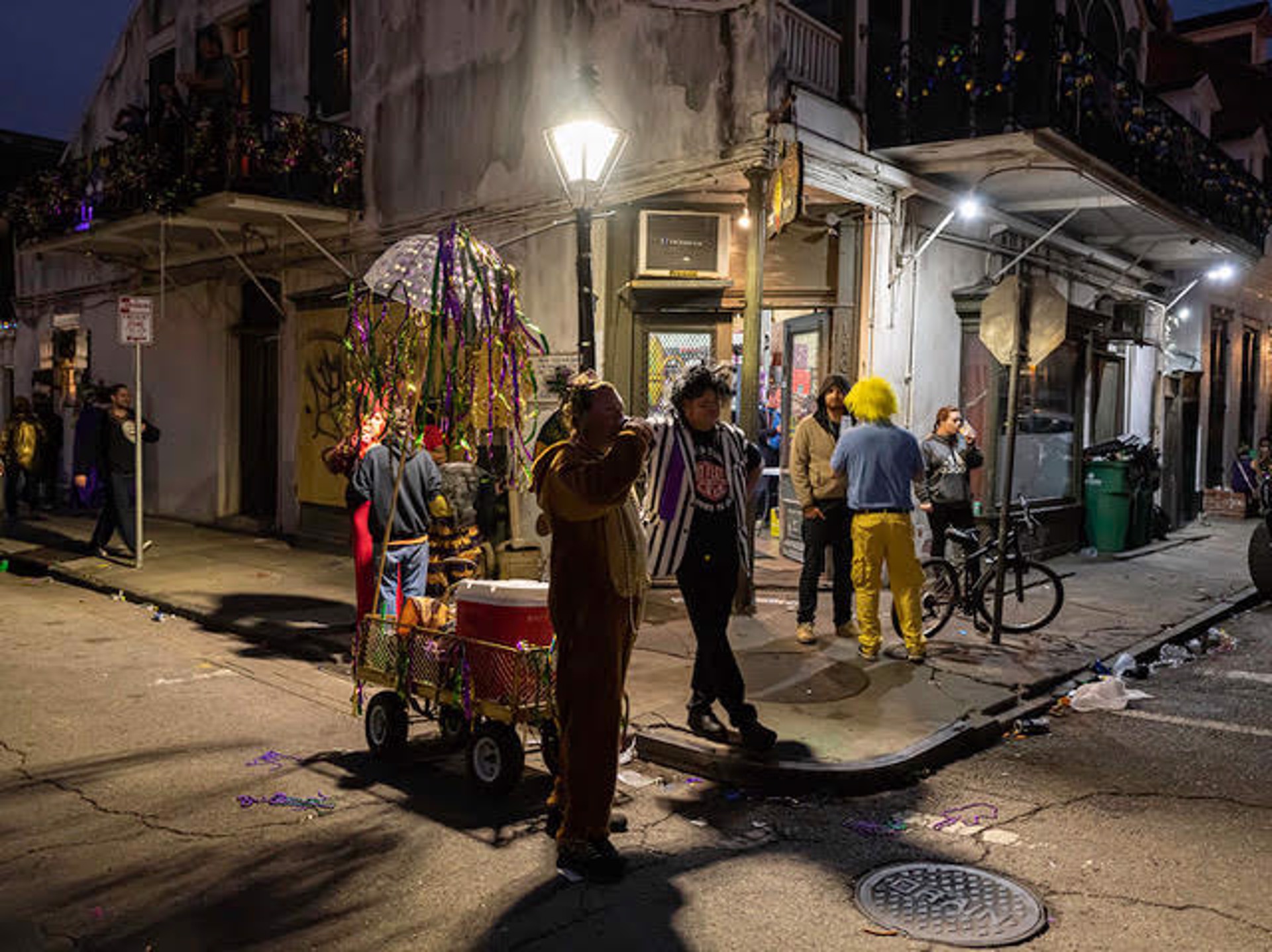 French Quarter Fat Tuesday by Stan Strembicki