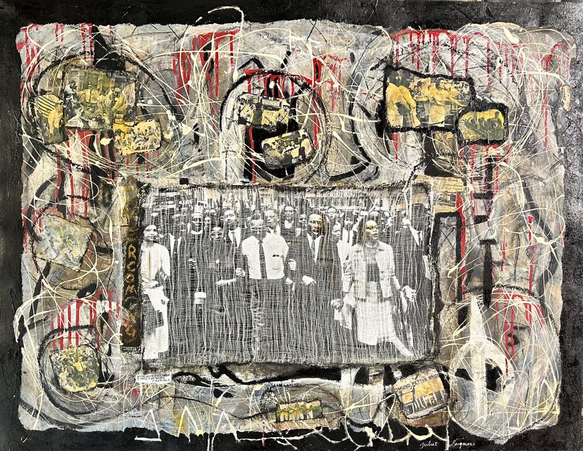"Overcome(ing) #19" by Juliet Seignious