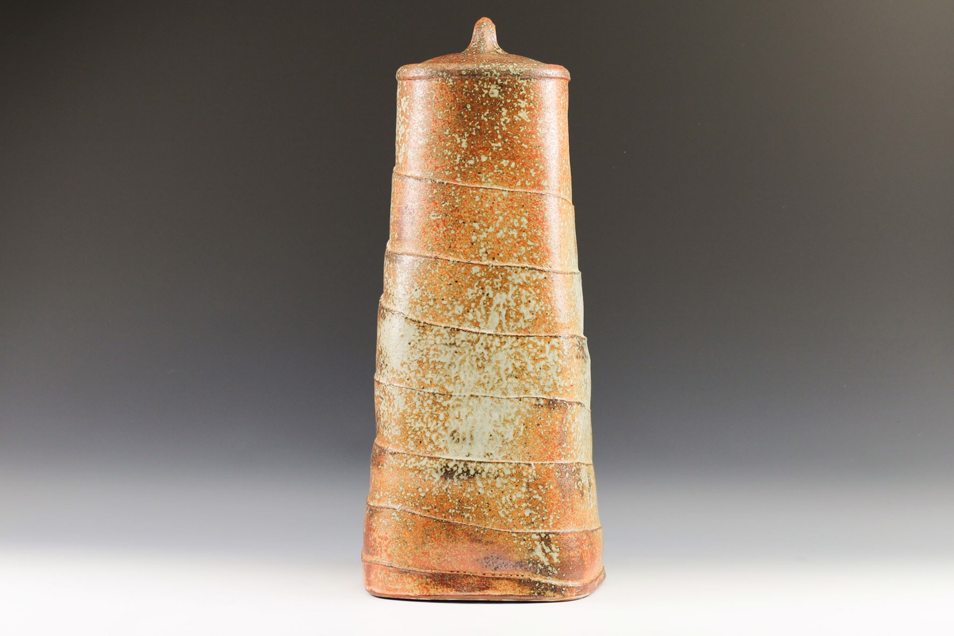 Tall Lidded Jar by George Lowe