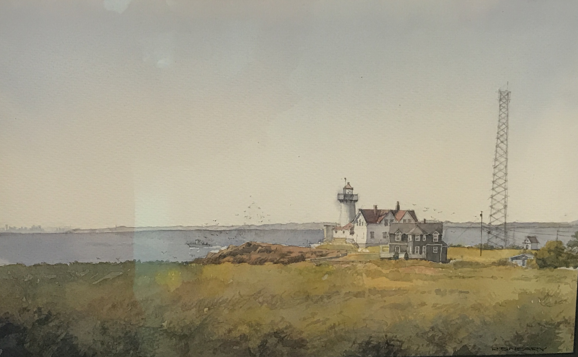 Eastern Point Light by Richard Sneary